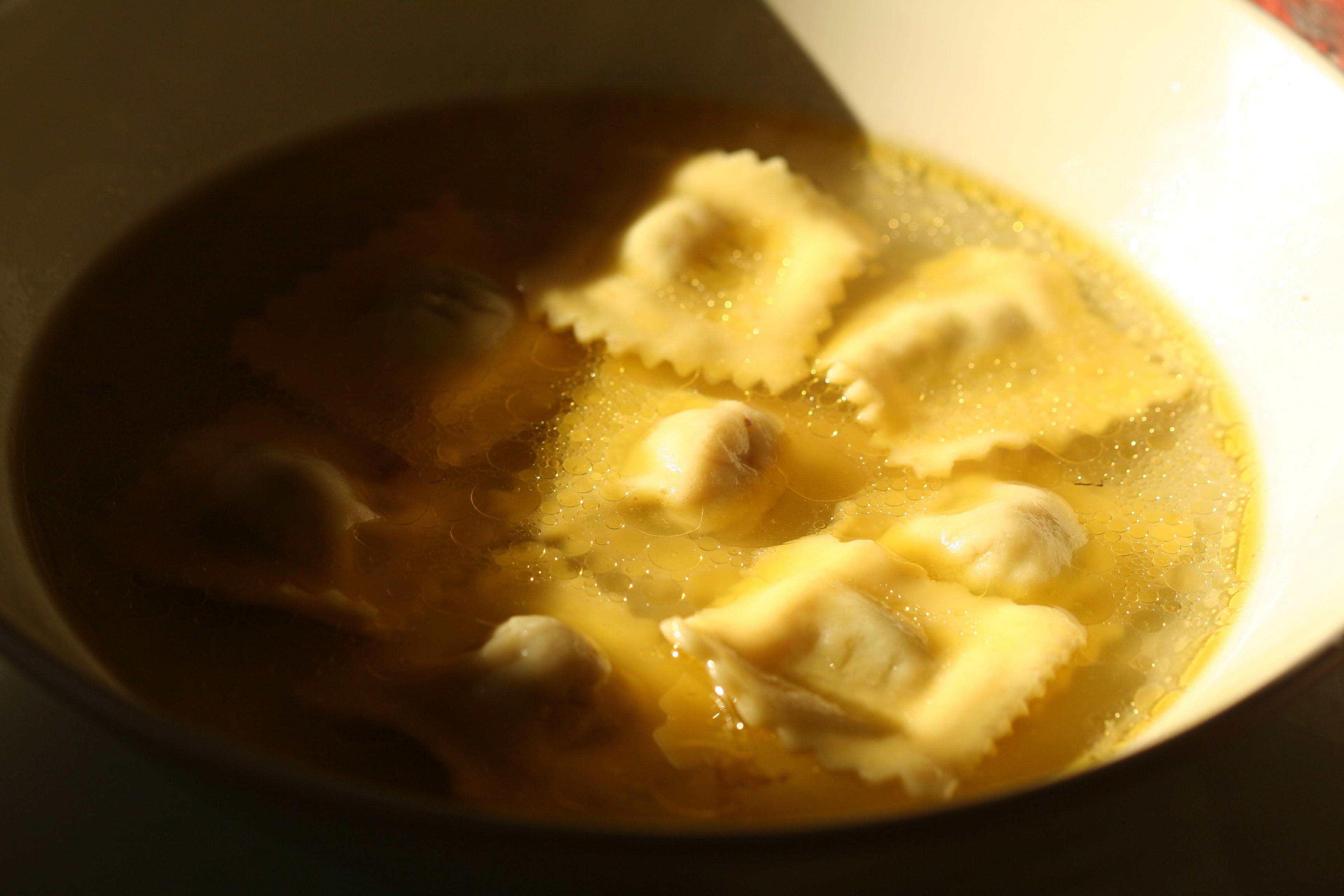 Ravioli dish
