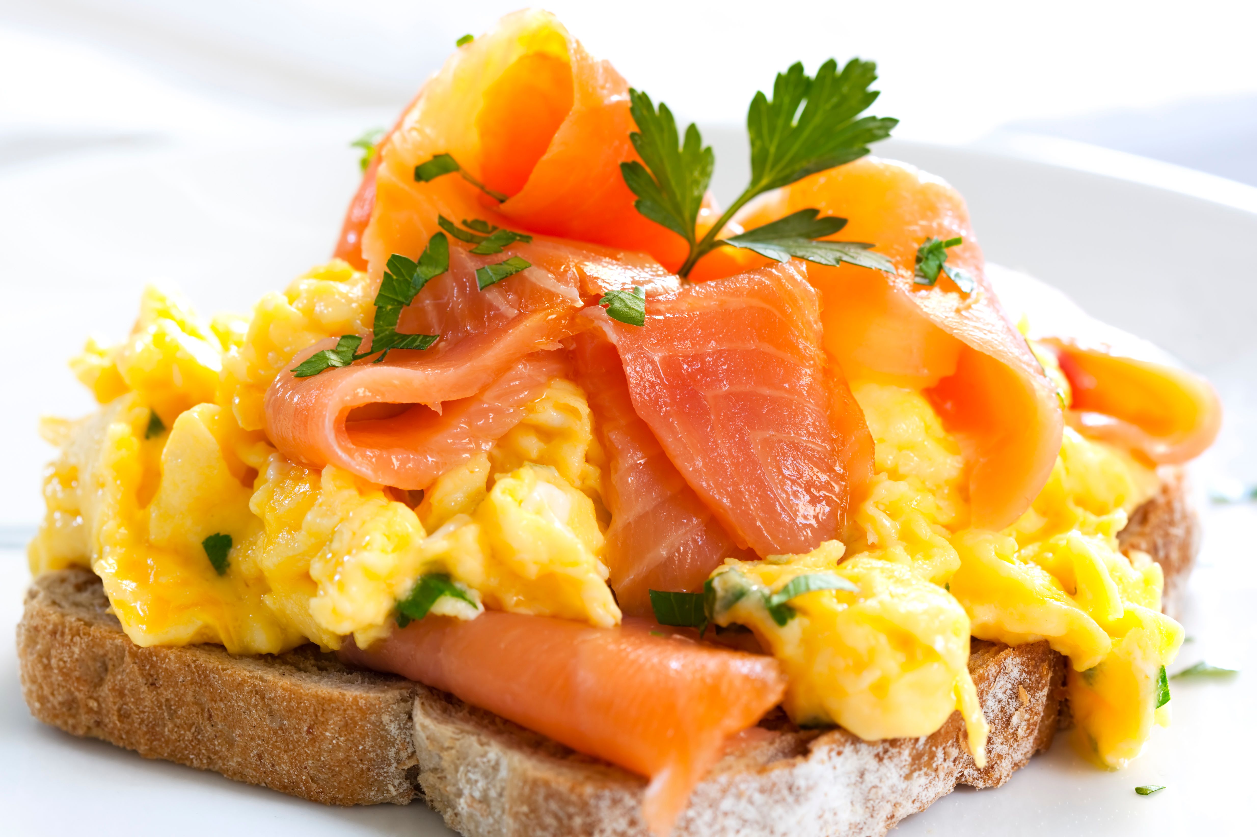smoked salmon breakfast