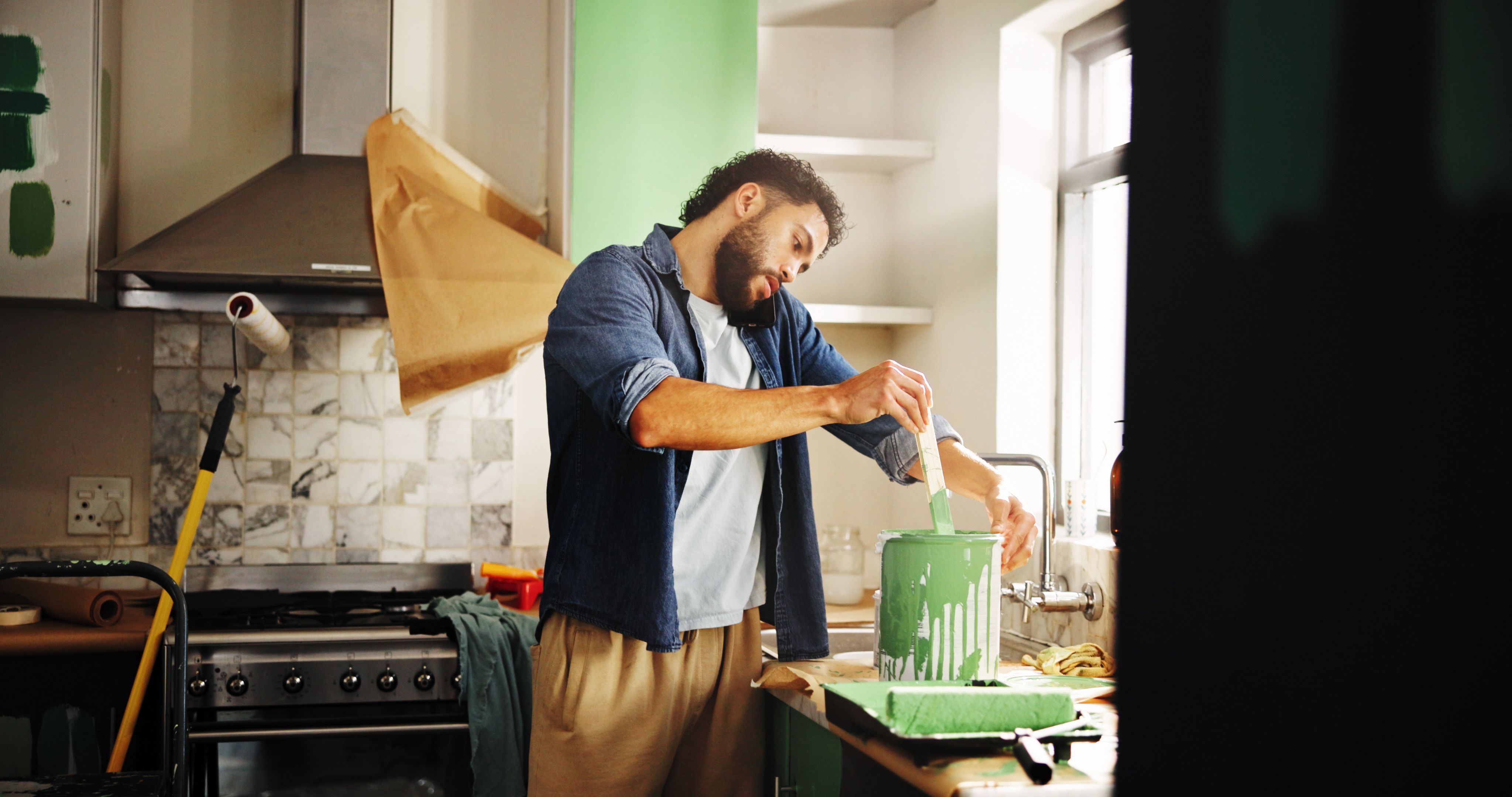 painting in progress