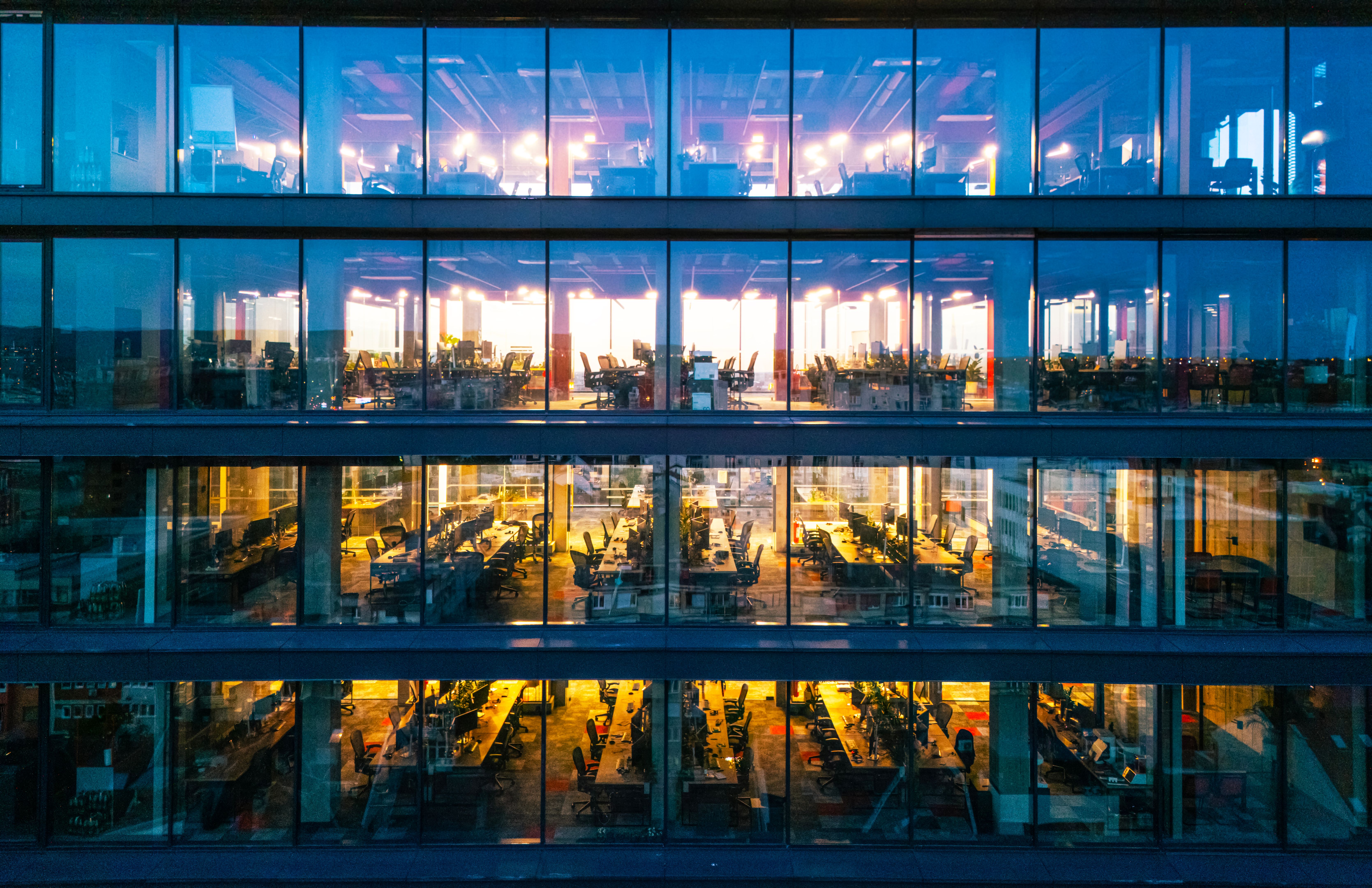 office building windows