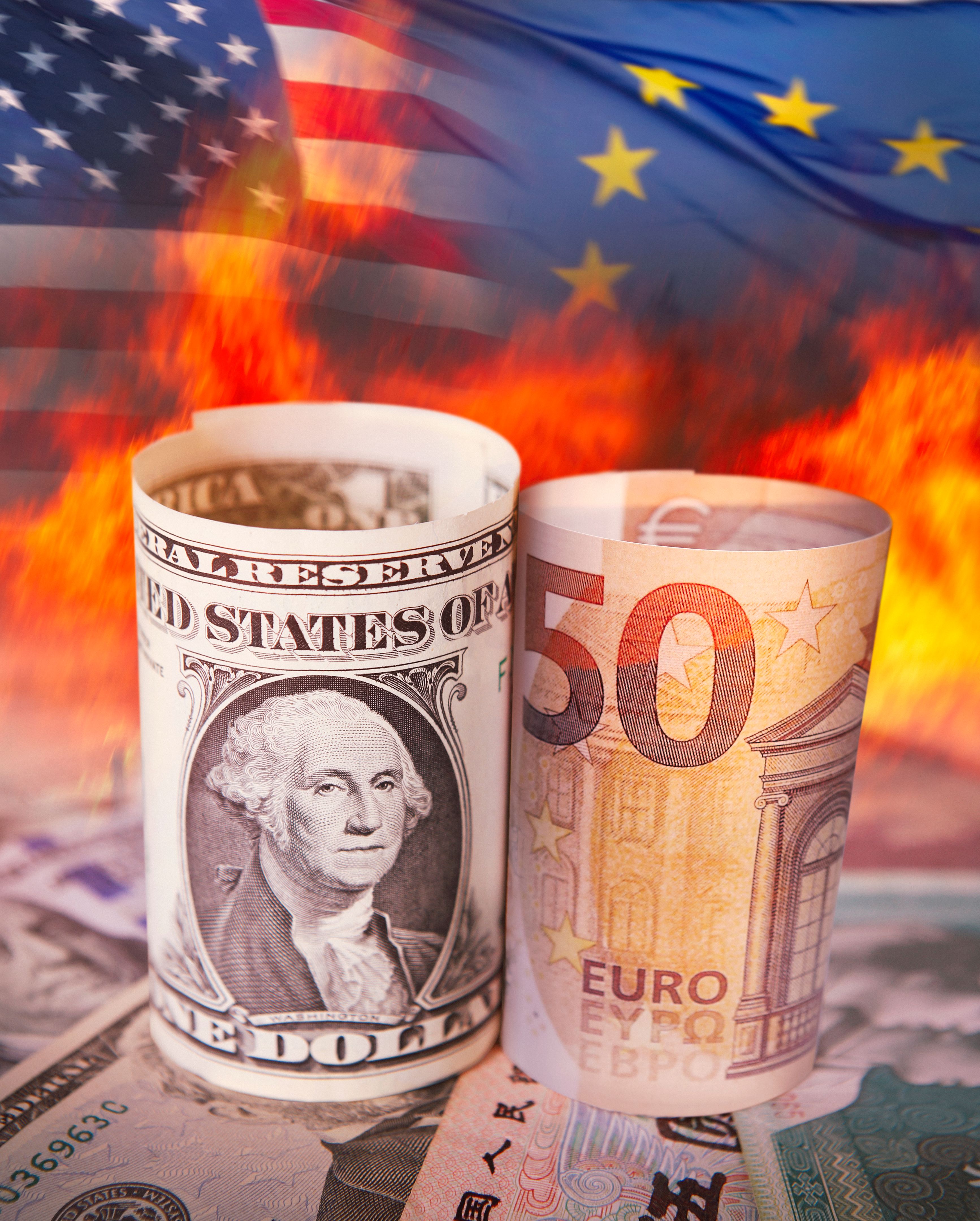 US dollar versus Euro