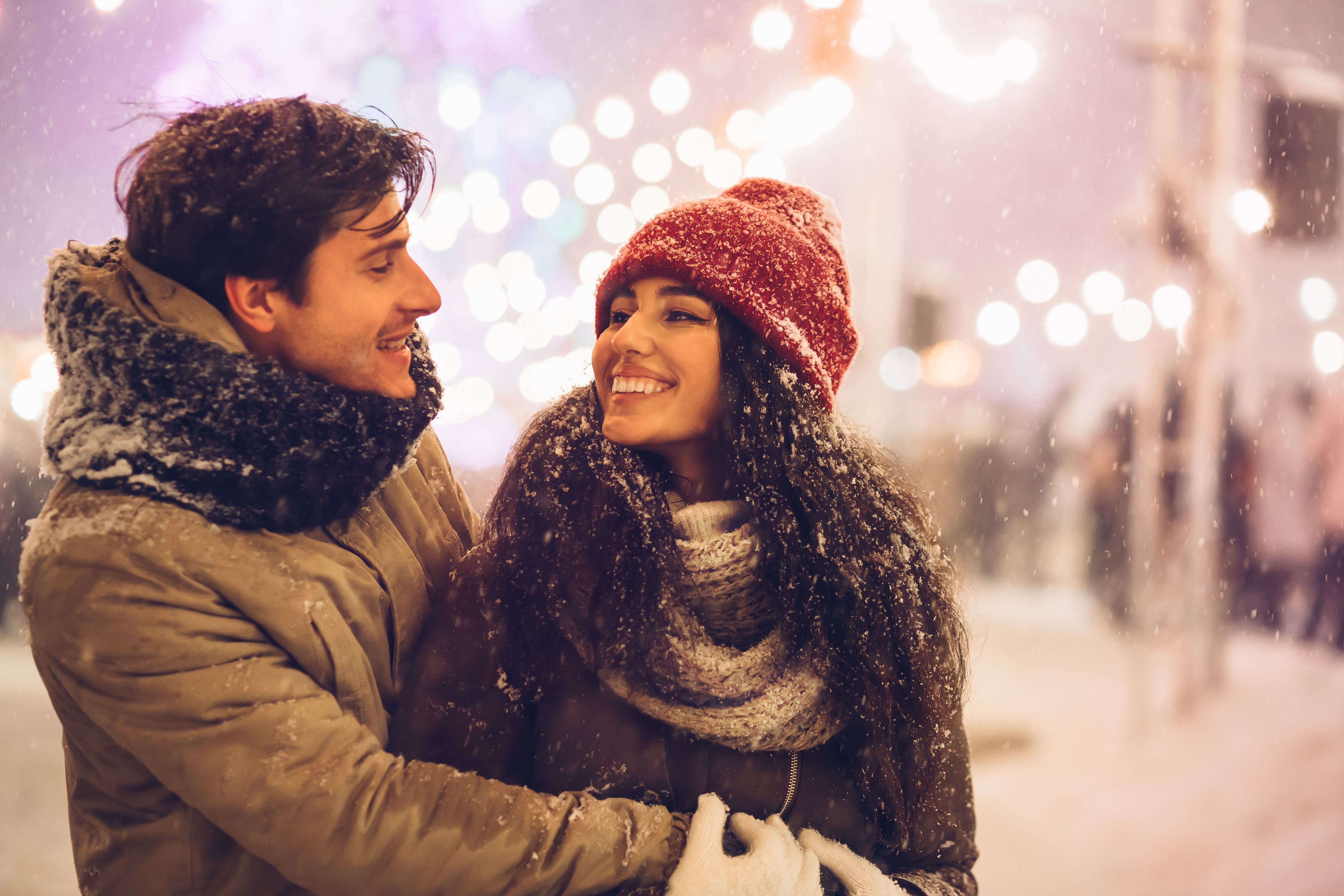 winter couple