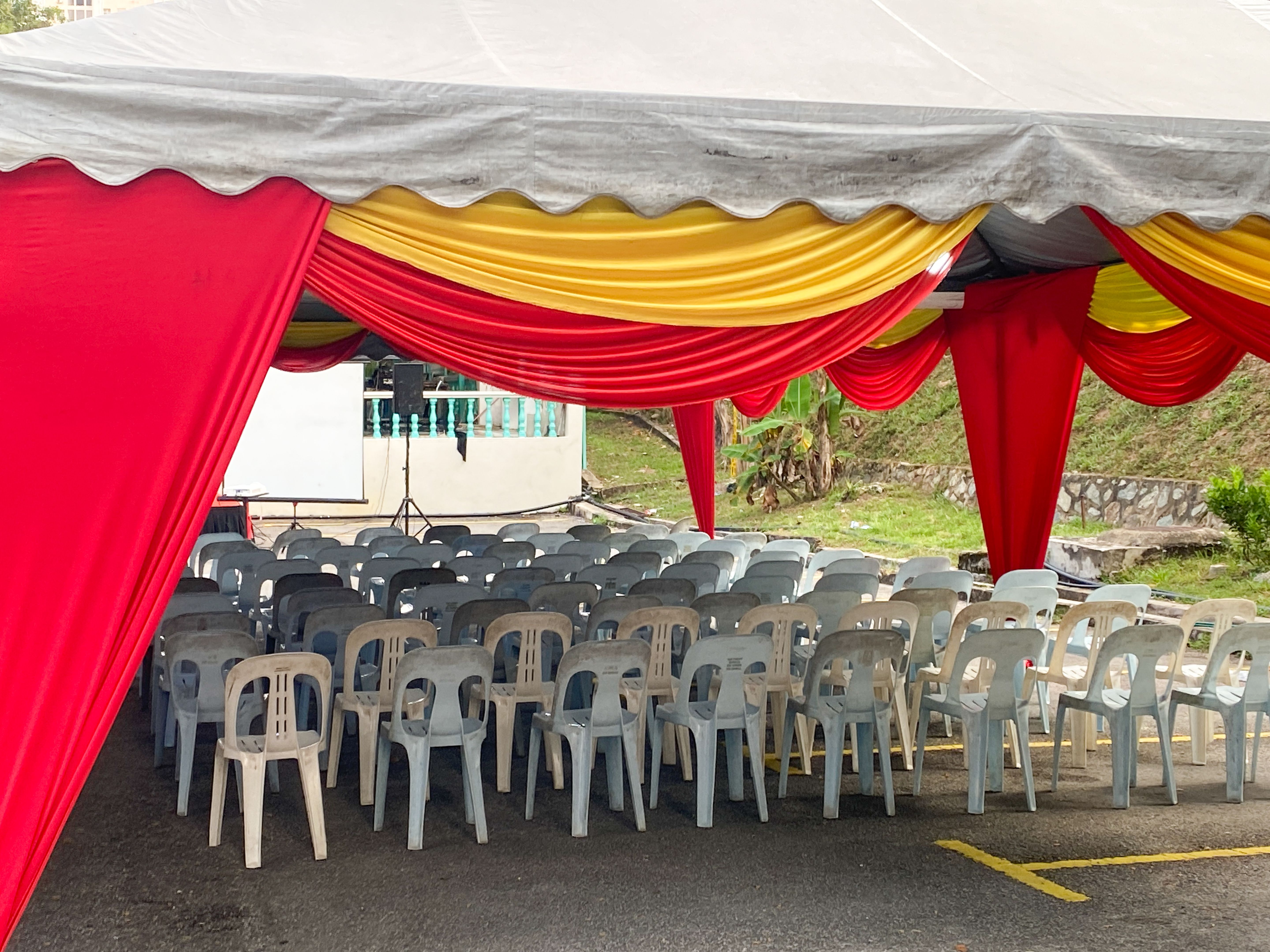 party tent selection