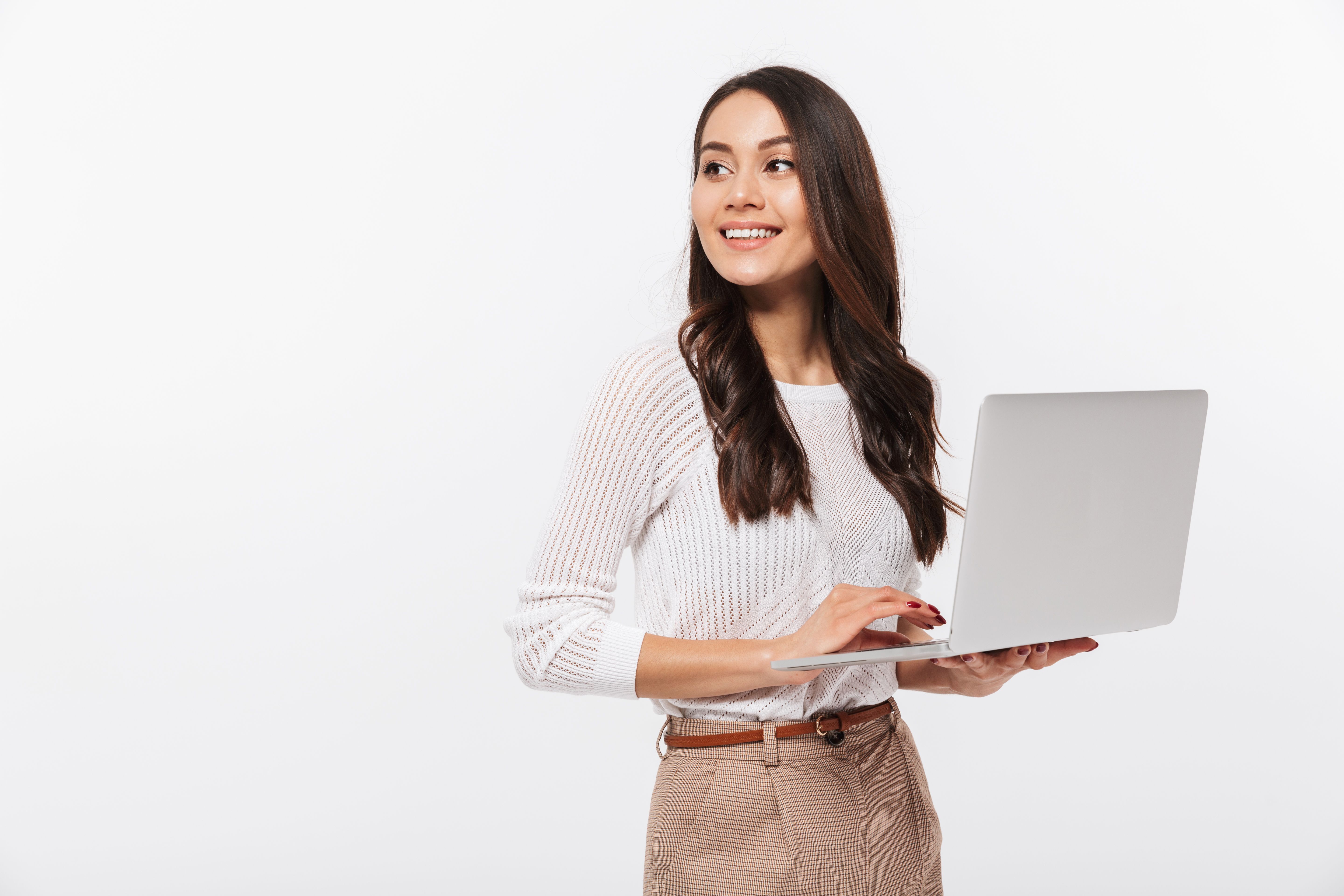 Portrait of a happy asian businesswoman