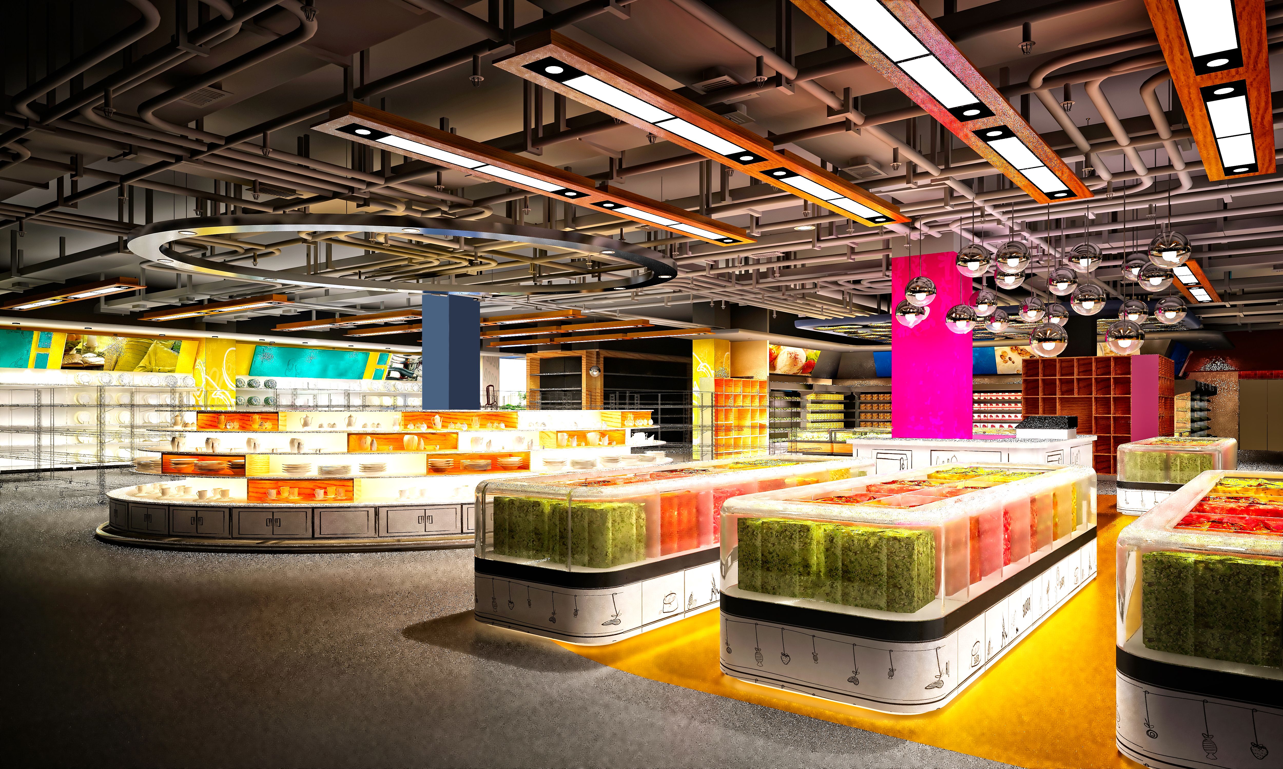 supermarket layout