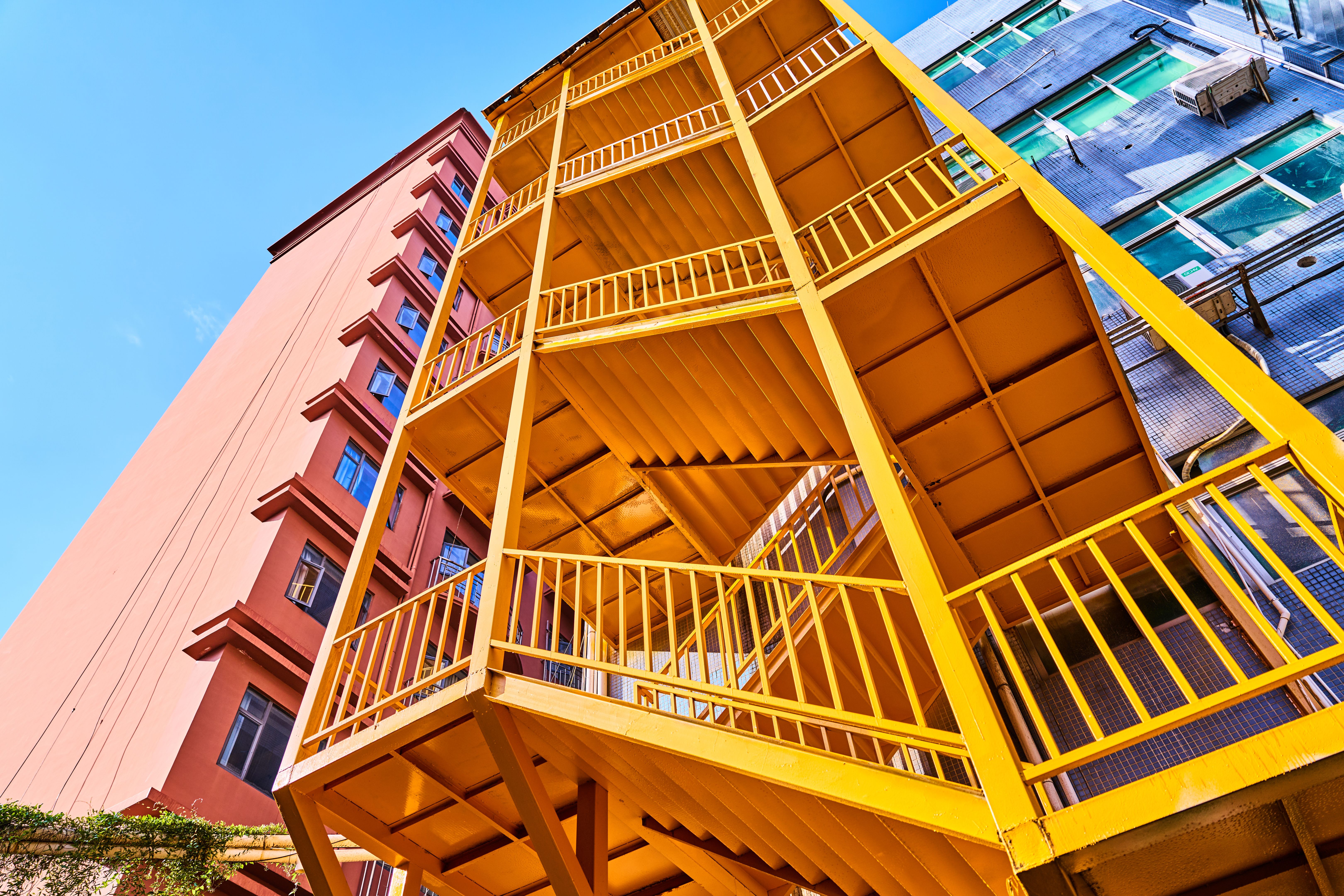 iron staircase construction