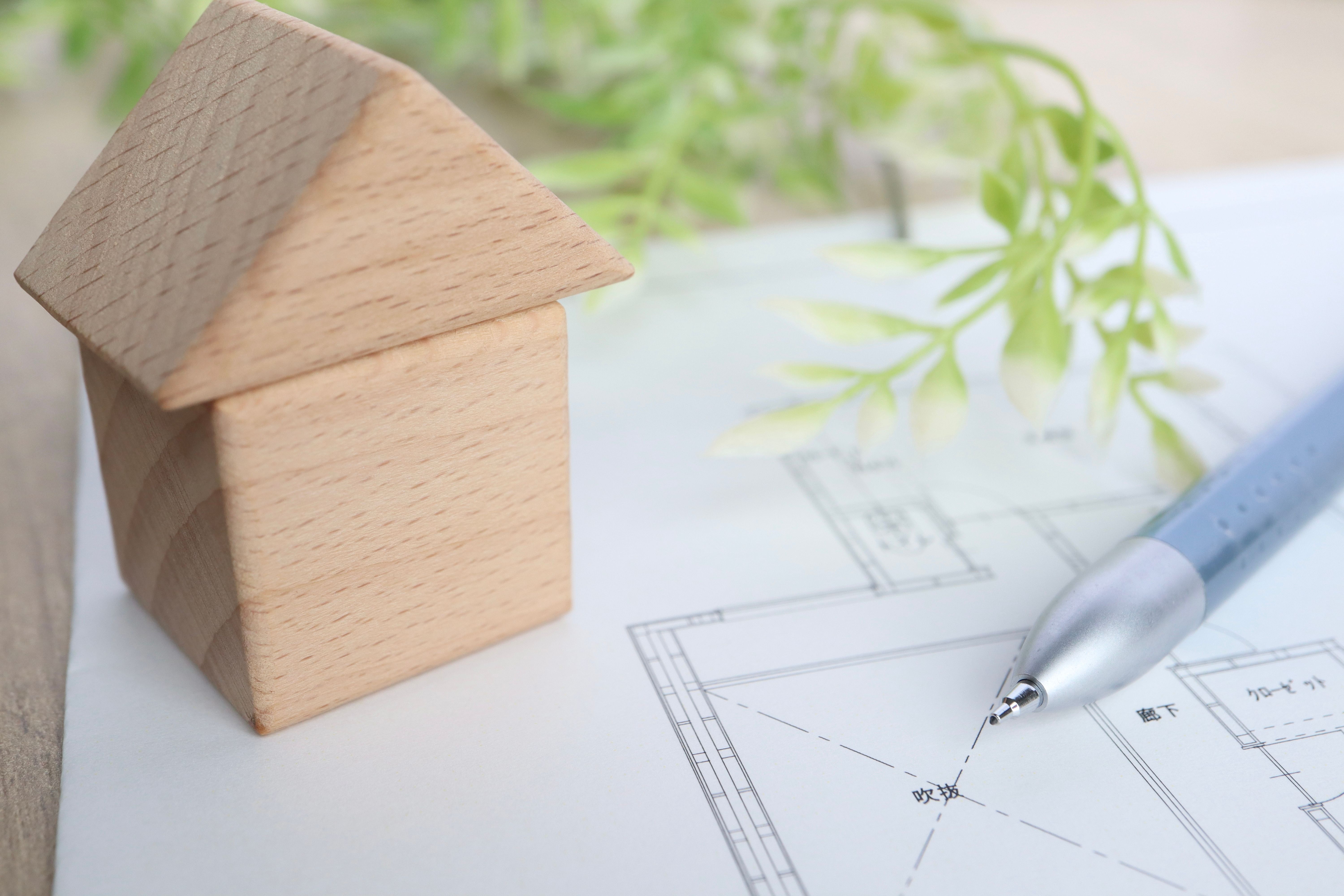 Blueprints for a new house.