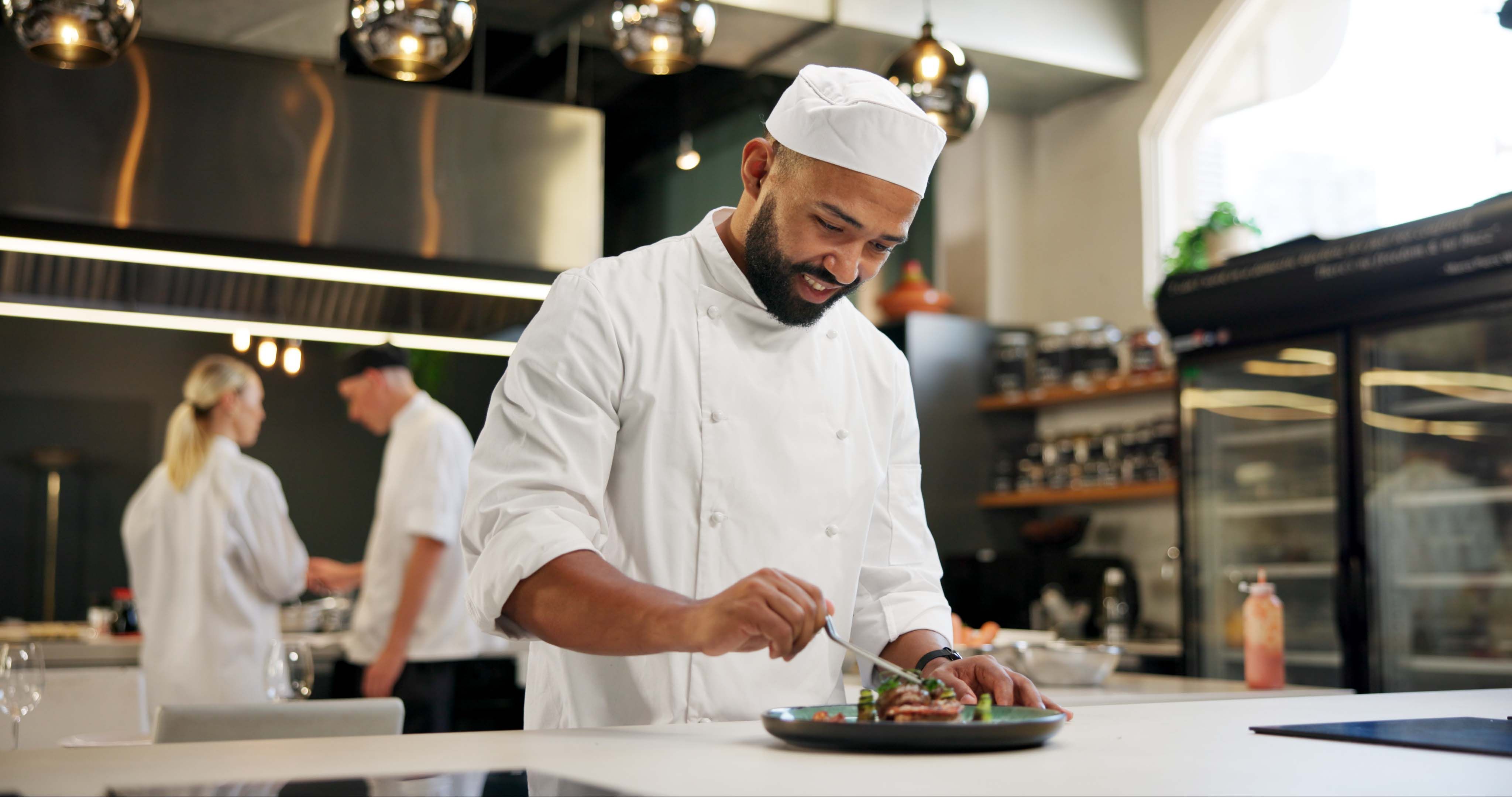 happy chef kitchen
