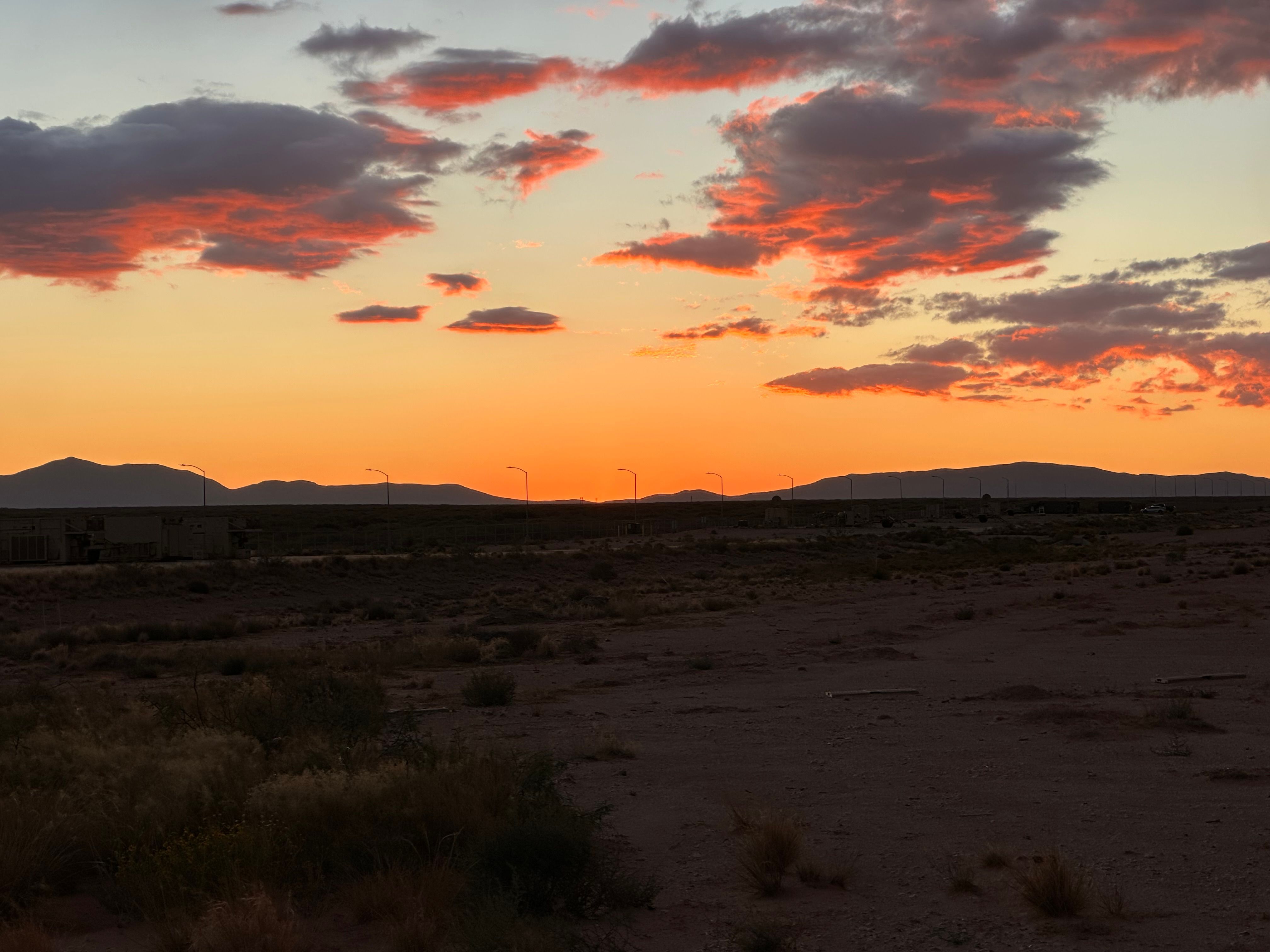 sunset desert