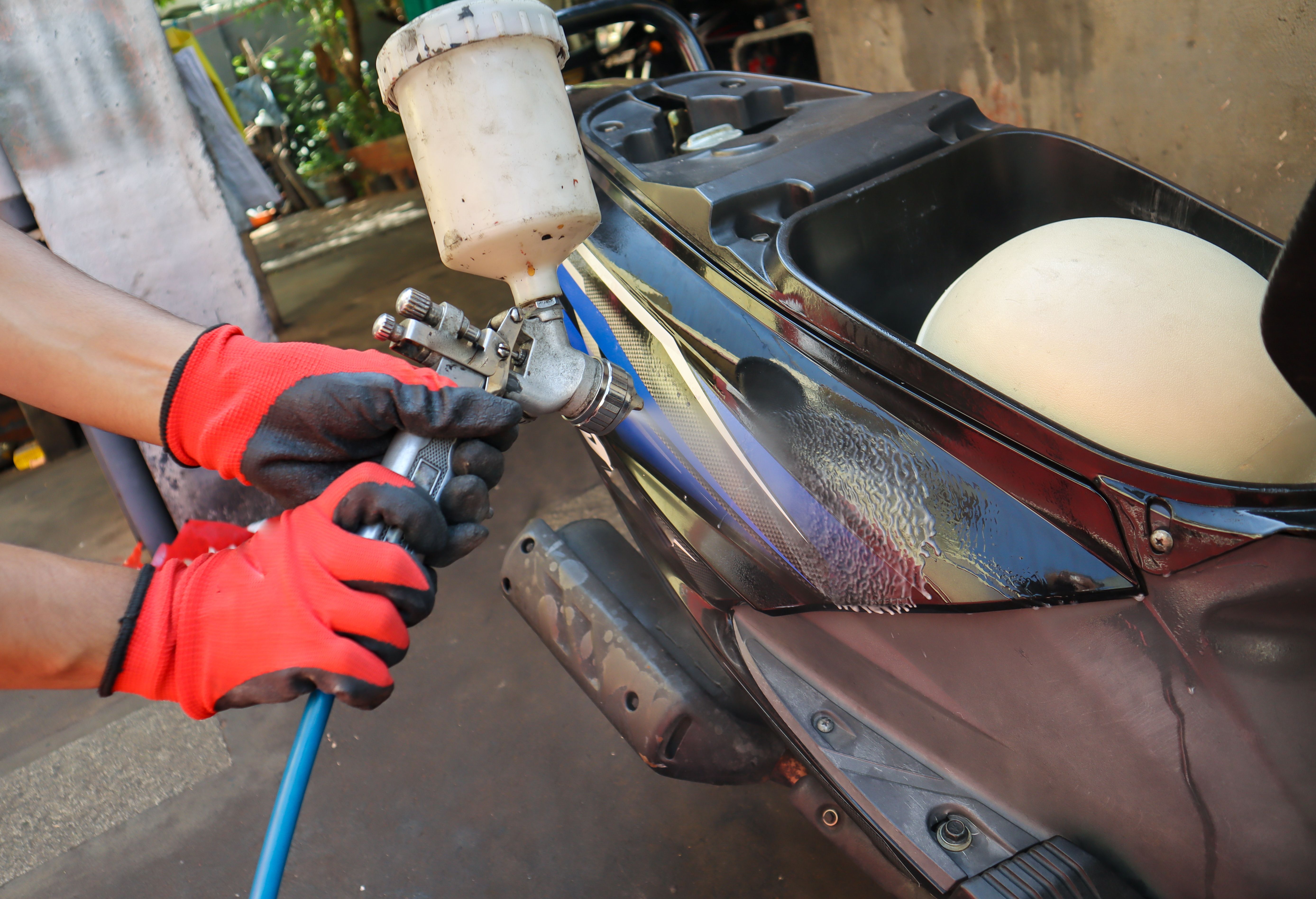 custom motorcycle paint