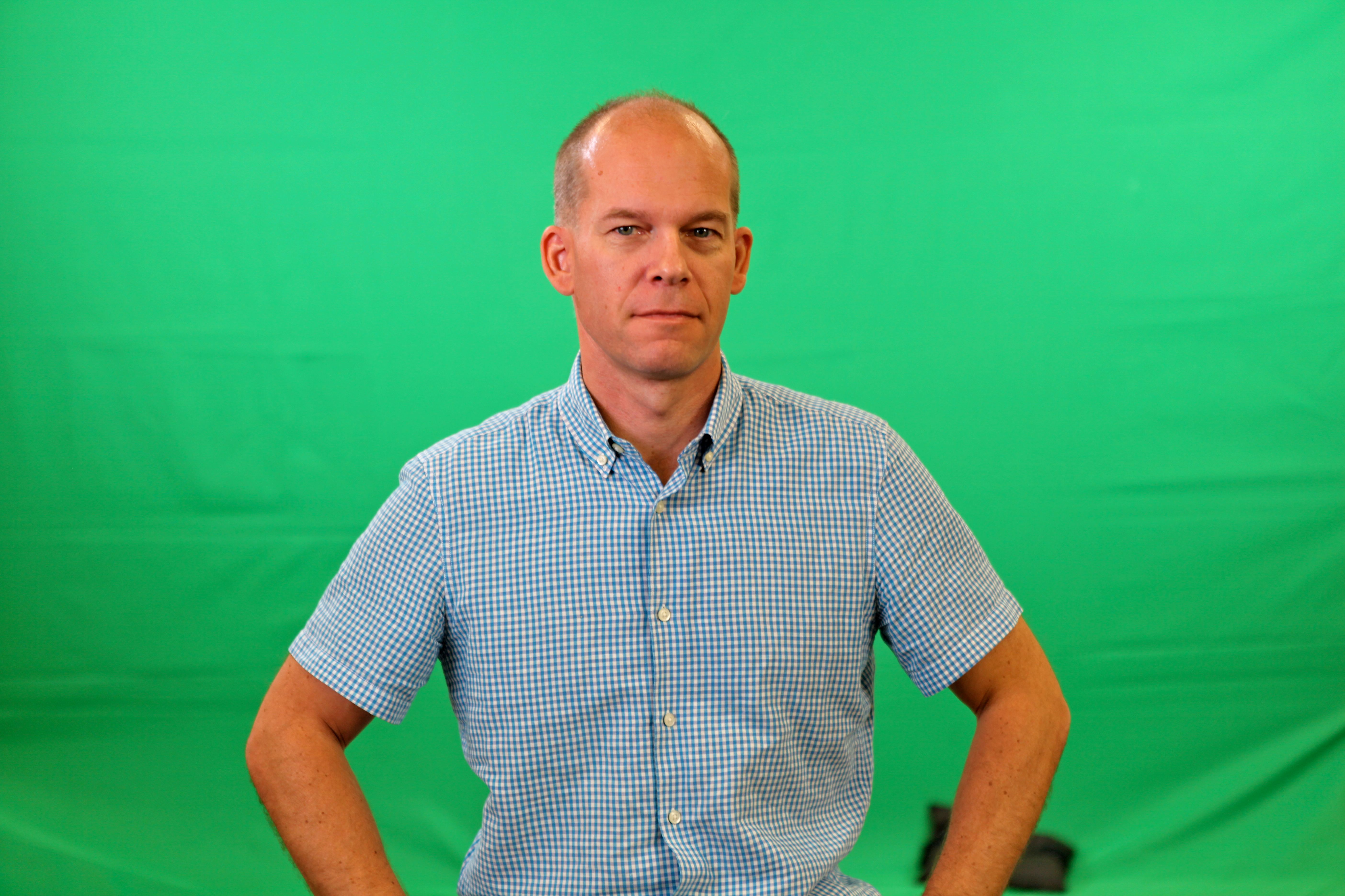 Green screen man