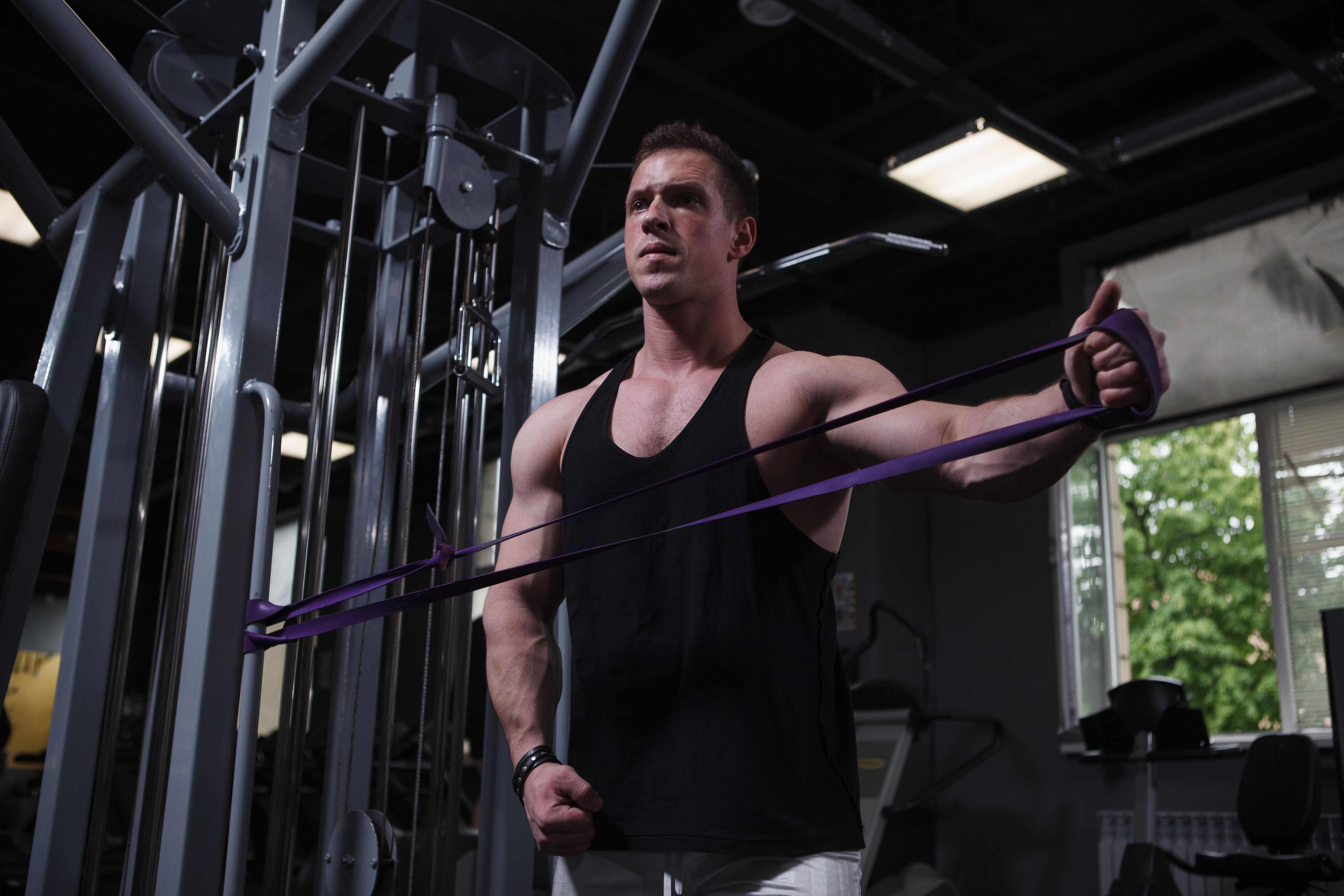 chest press resistance band
