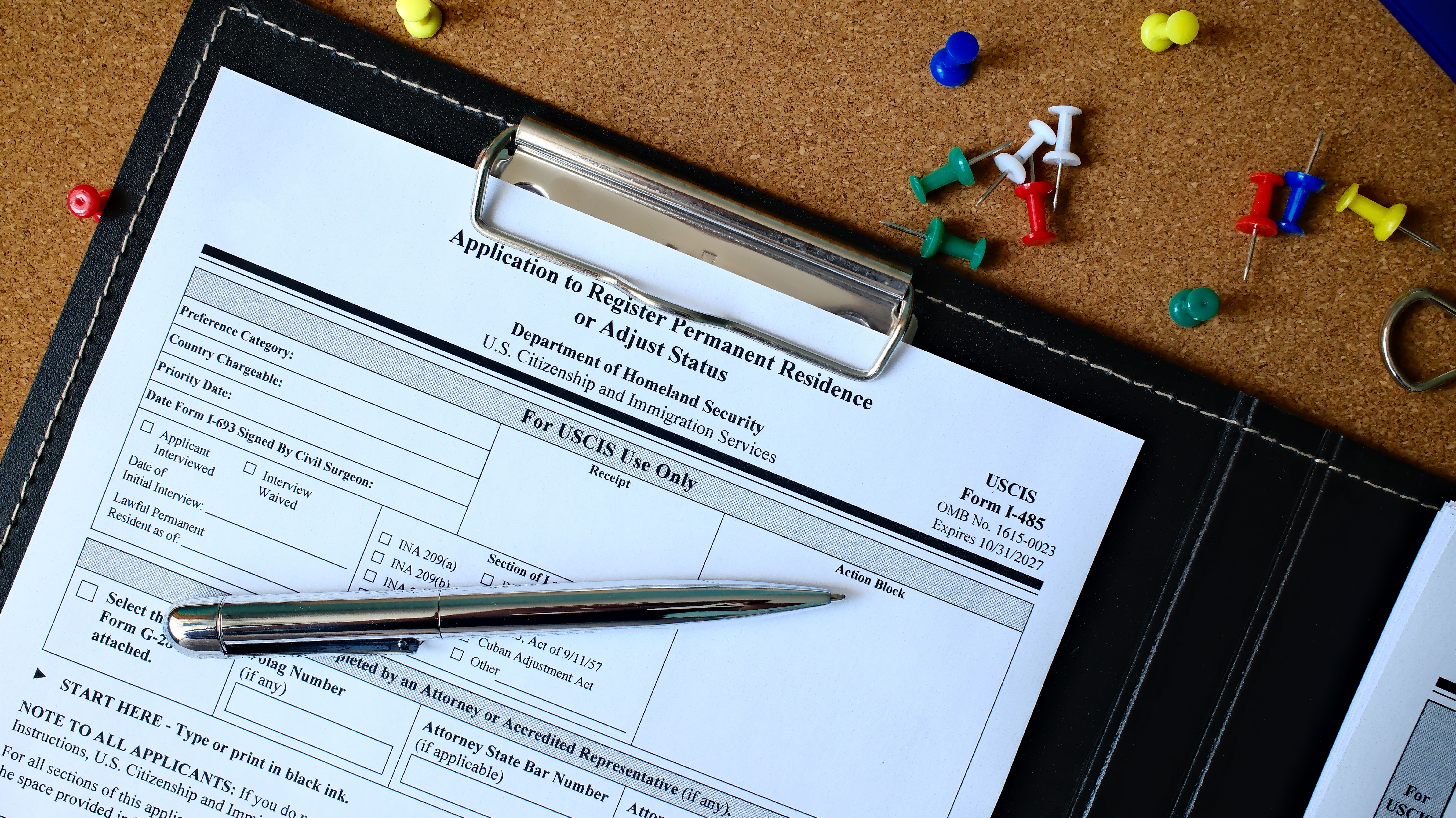 visa application paperwork