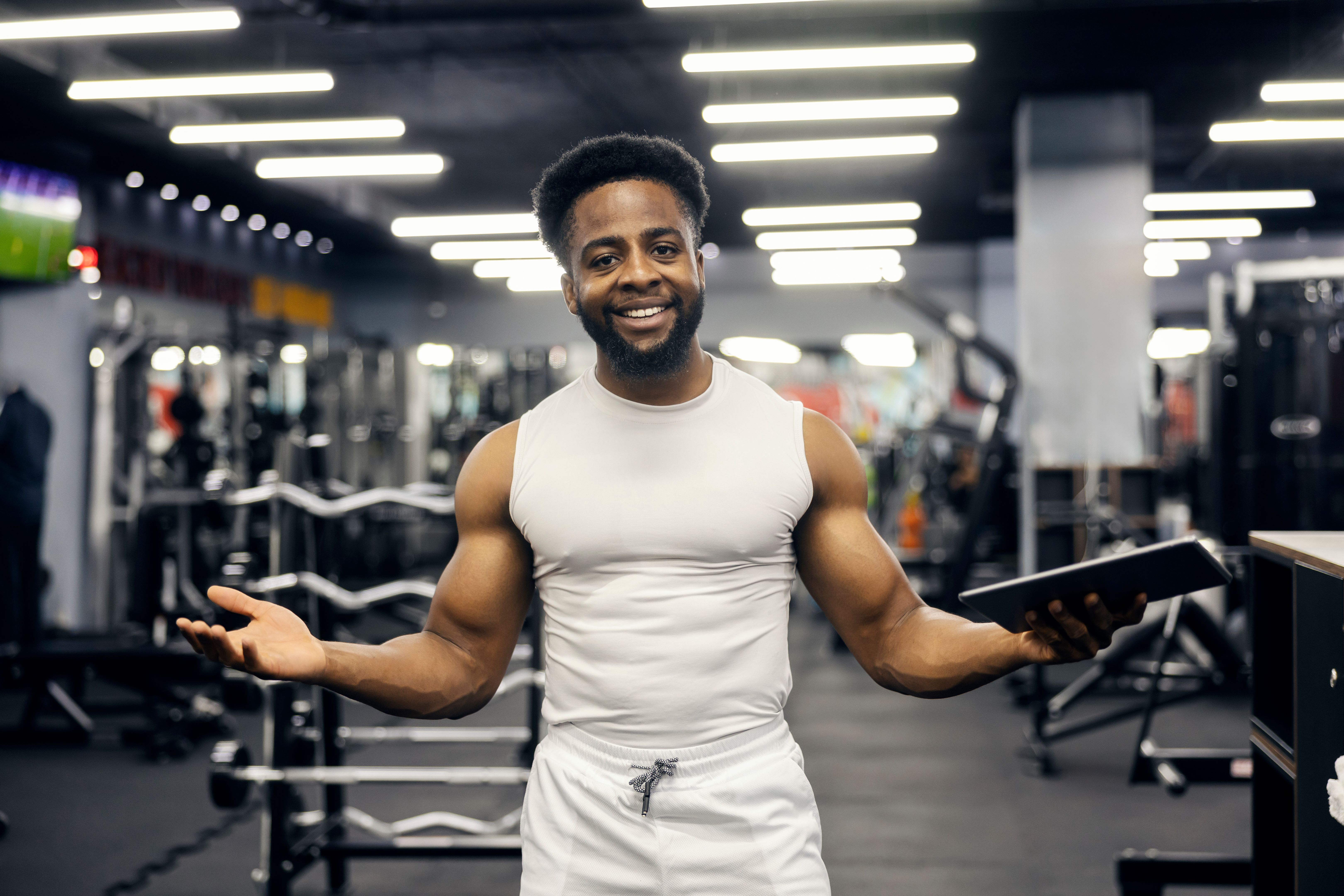 personal trainer client