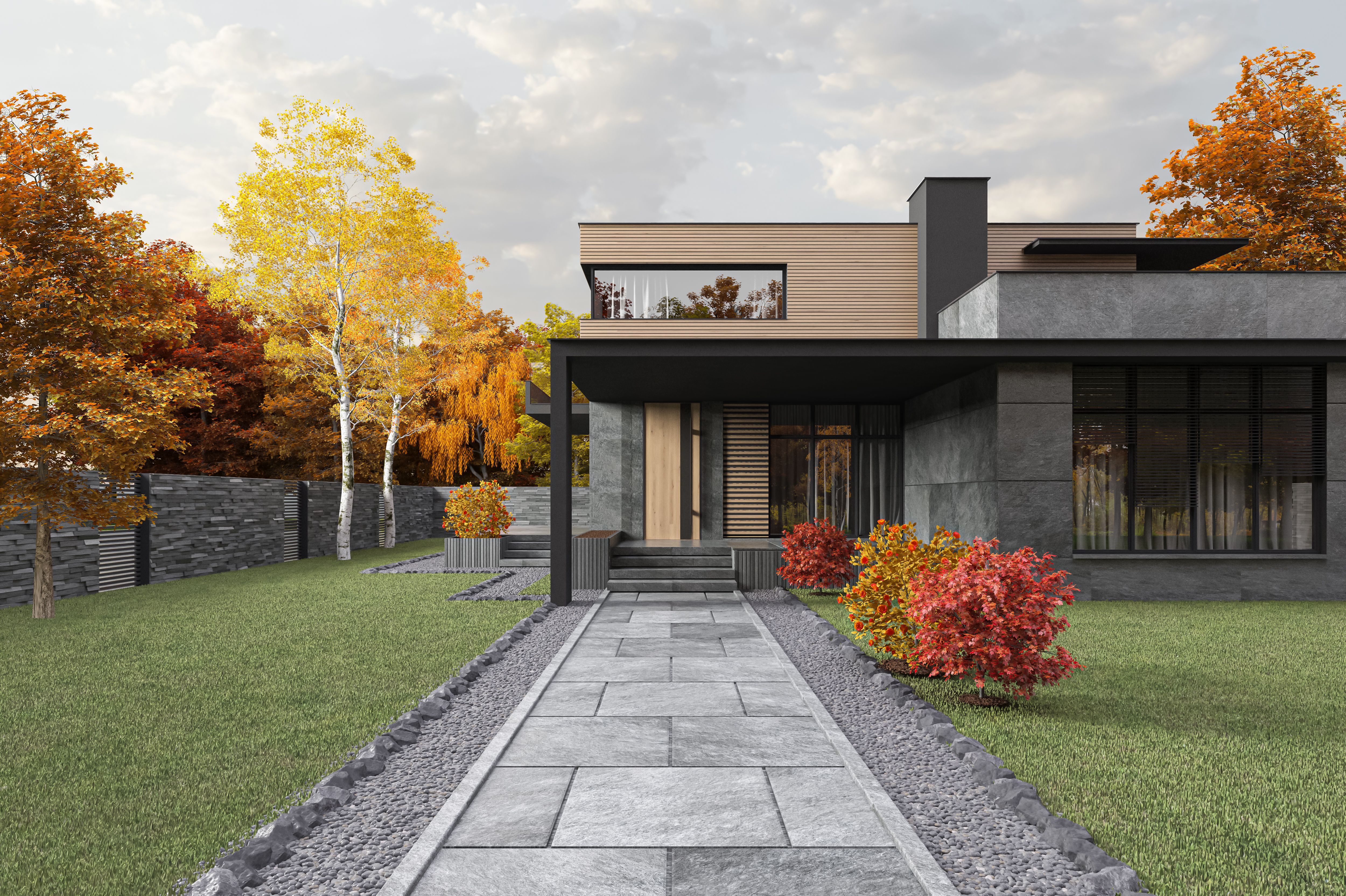 modern stone architecture