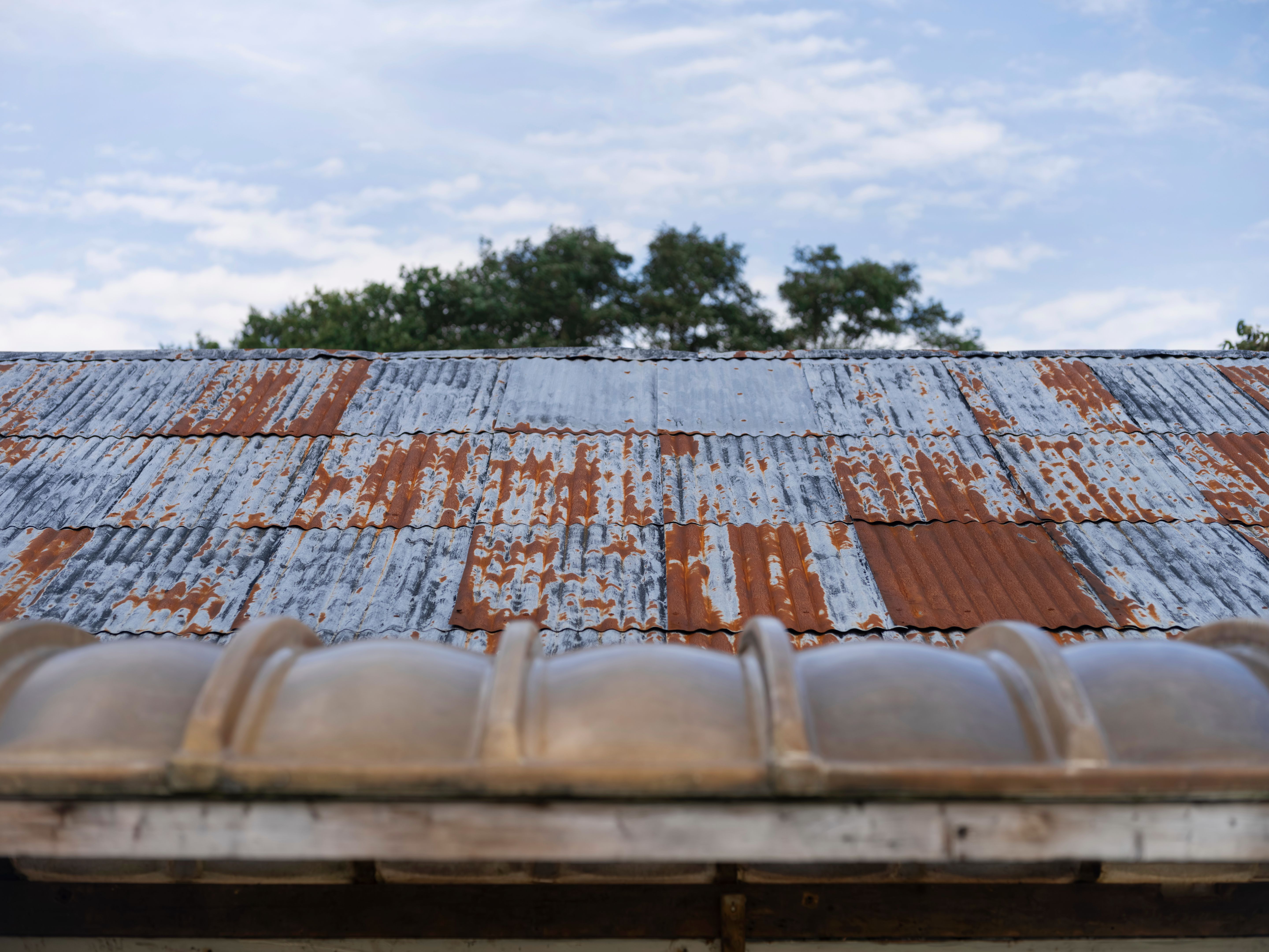rust metal roof