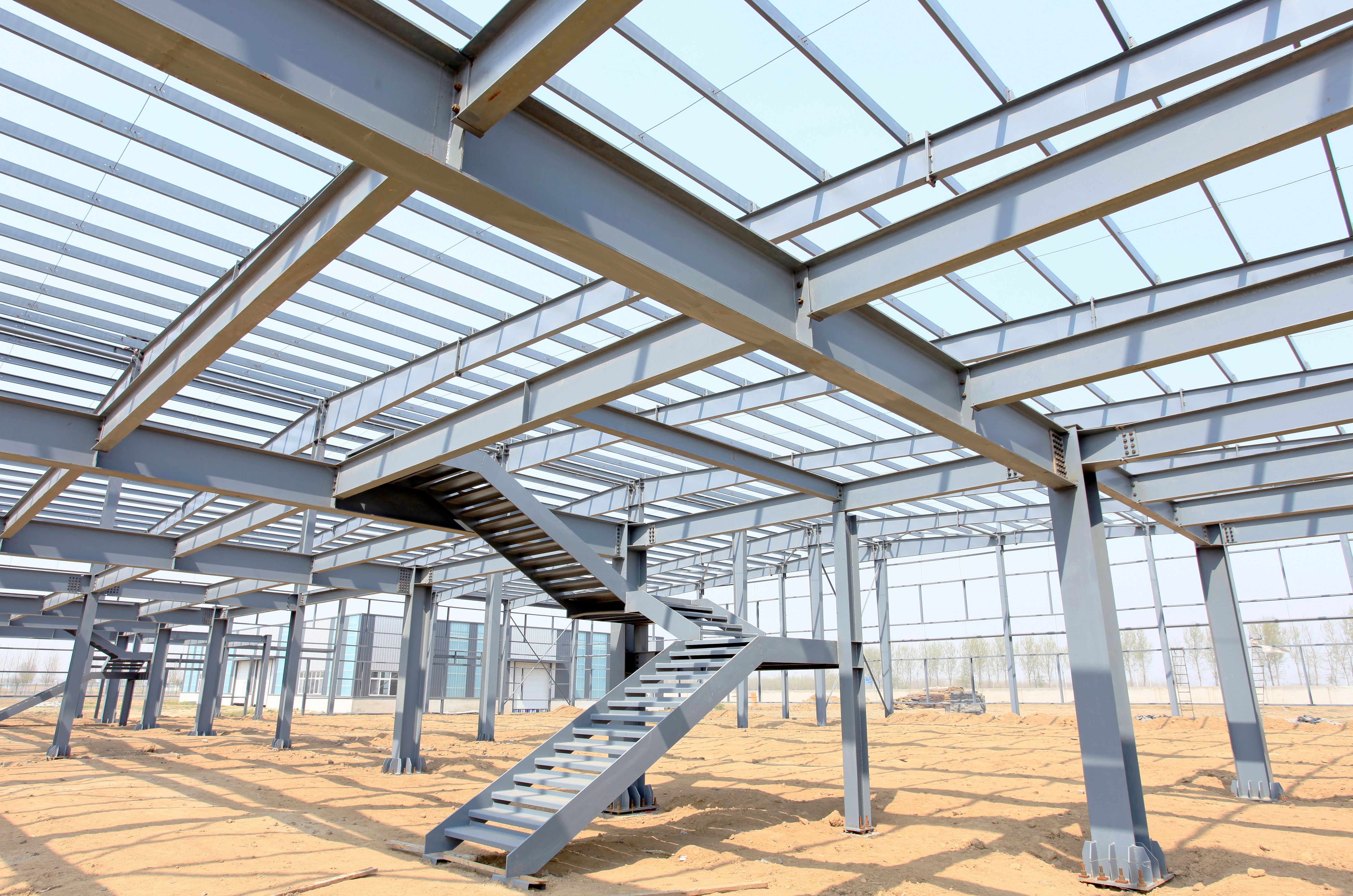 The construction of steel structure The construction of steel structure