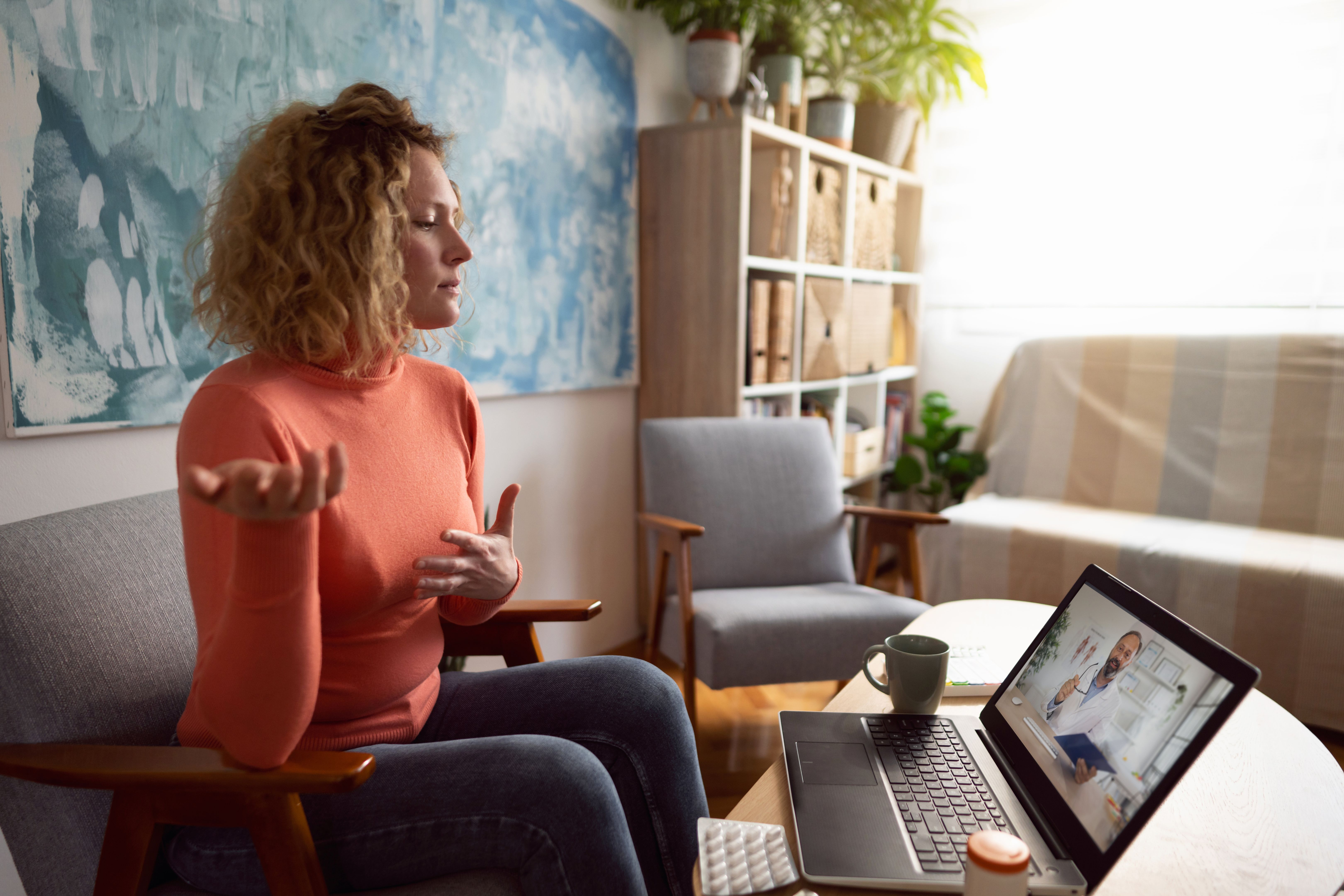 online wellness meeting