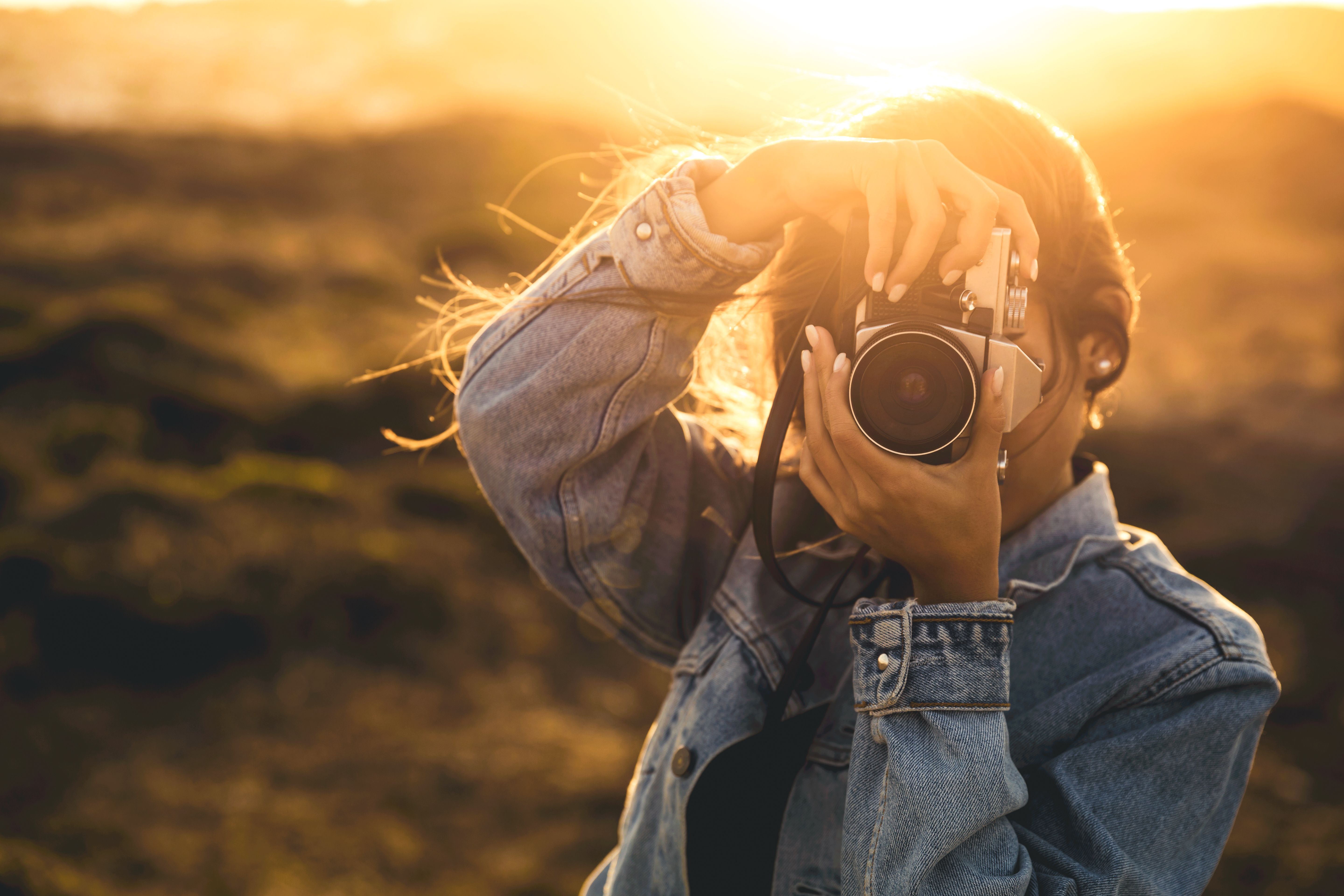 camera sunset