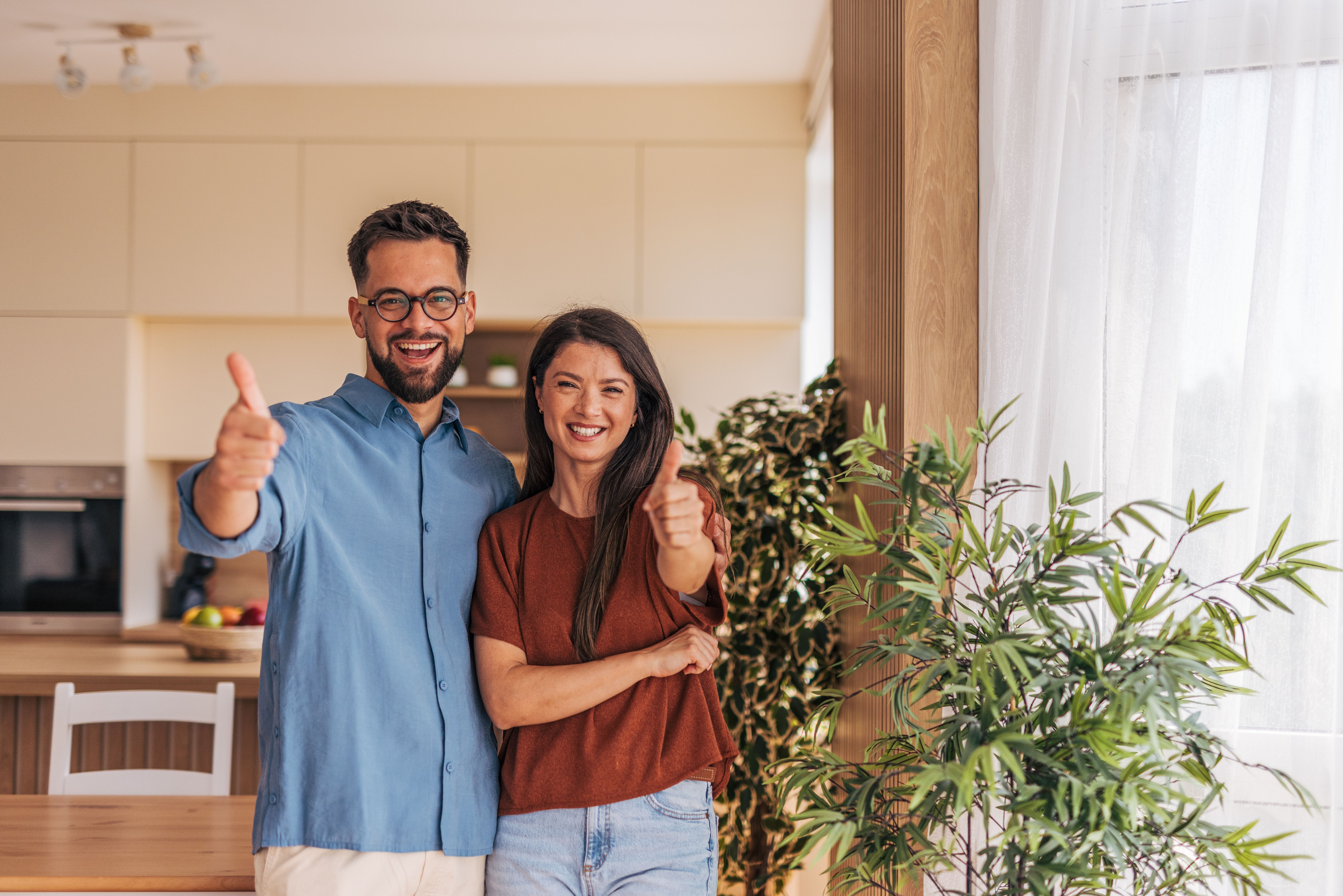 happy homeowner