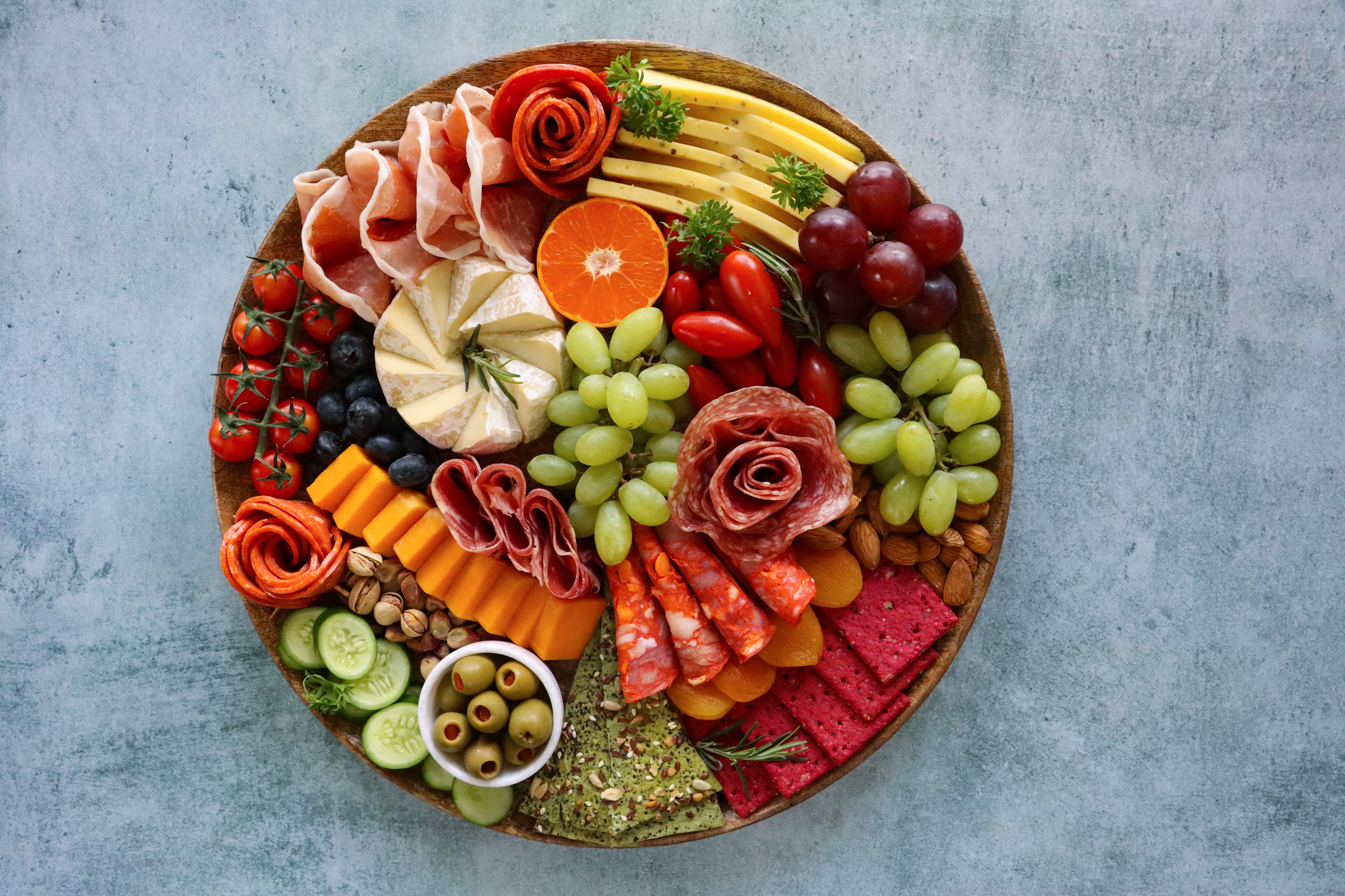 vegan charcuterie board