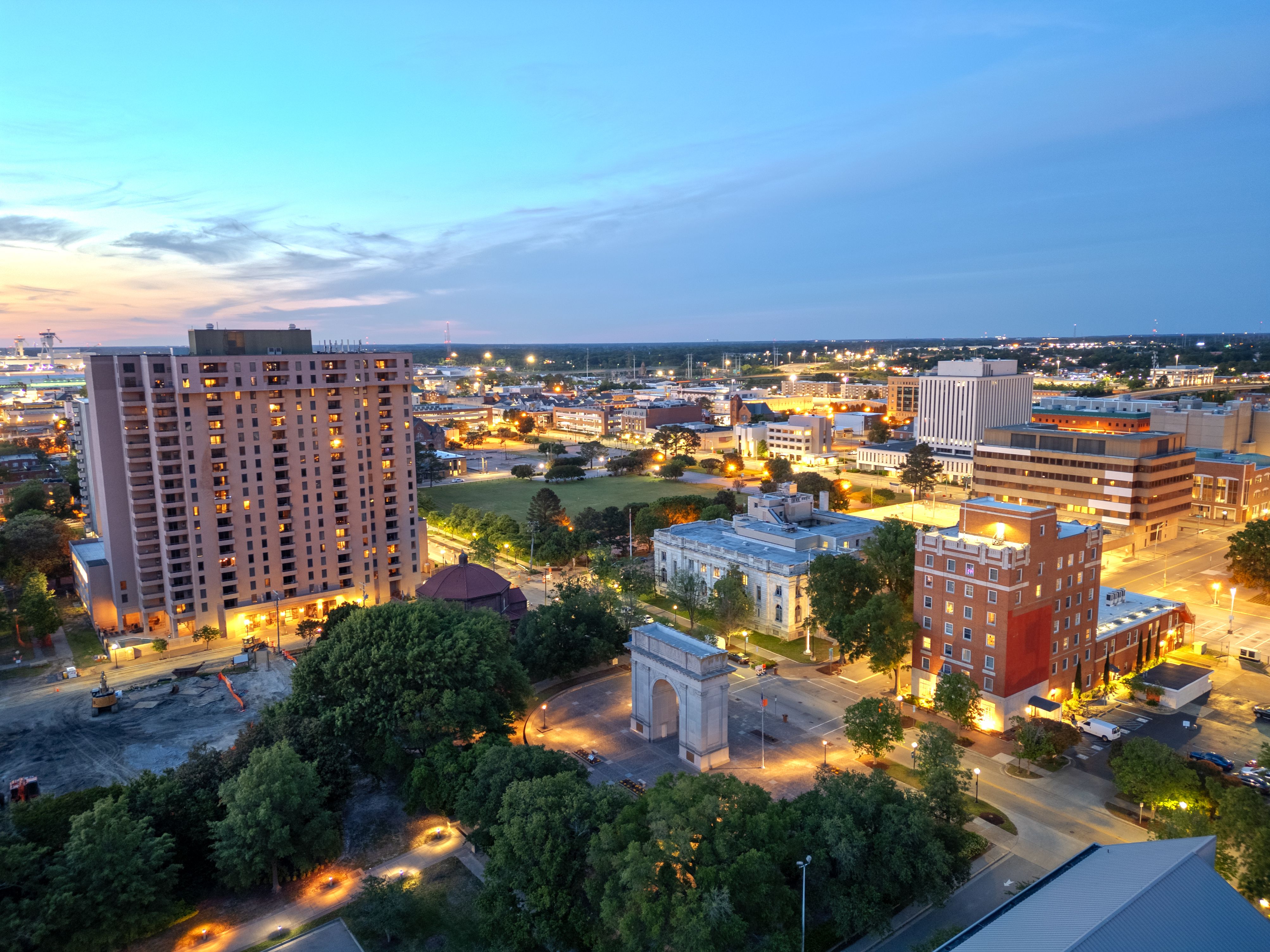 newport news skyline