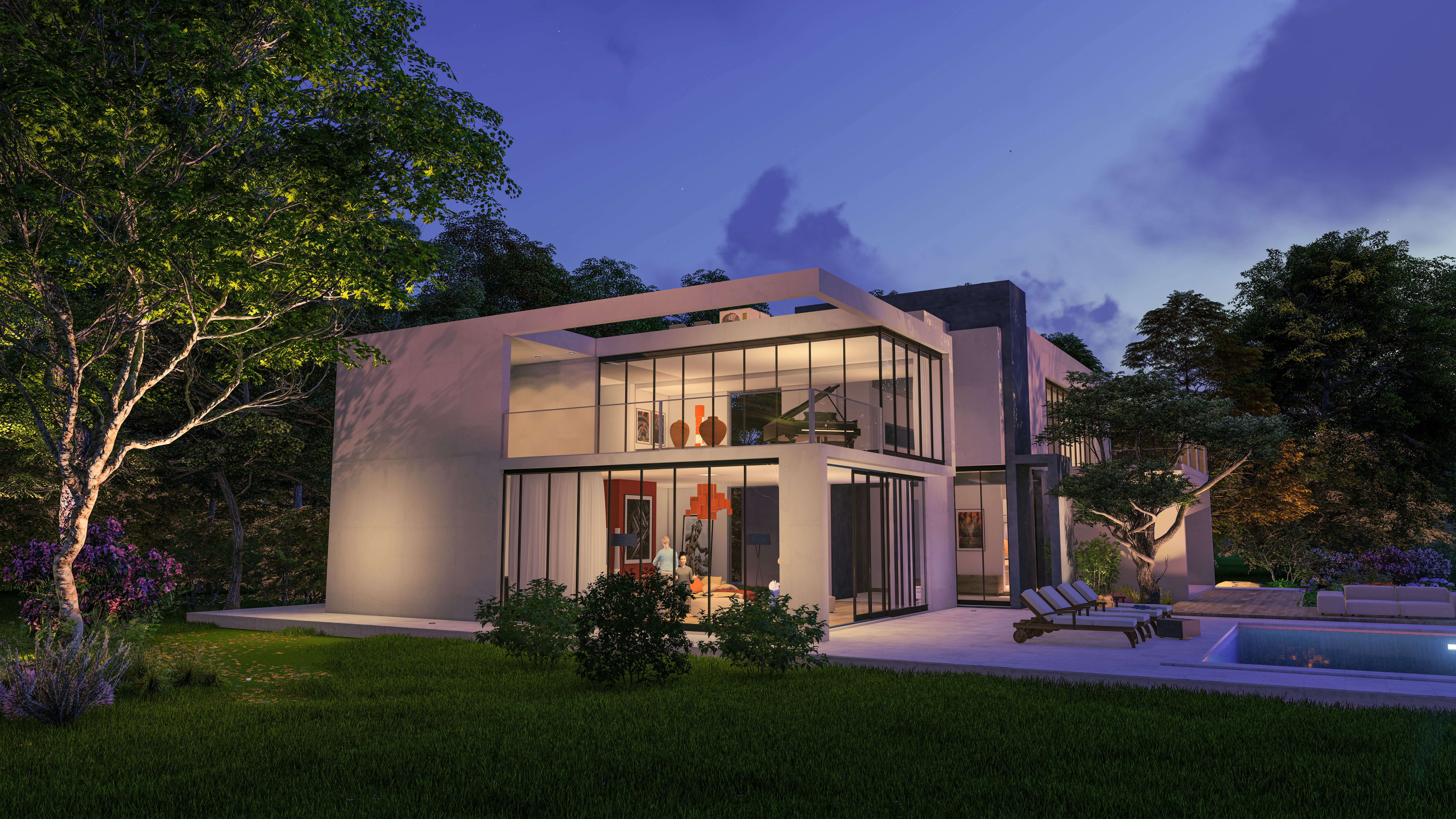 modern spanish villa