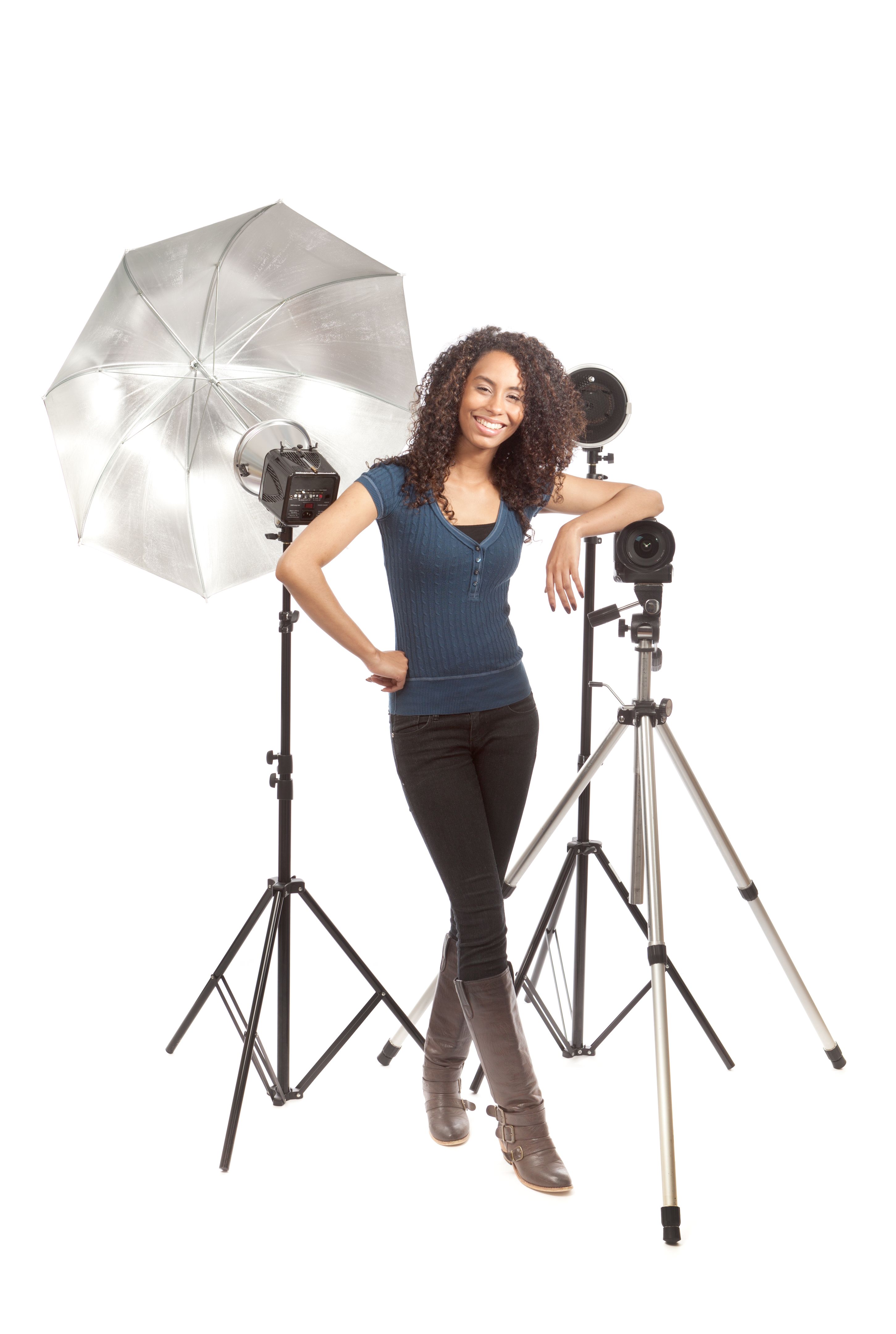 Photographer in Photography Studio