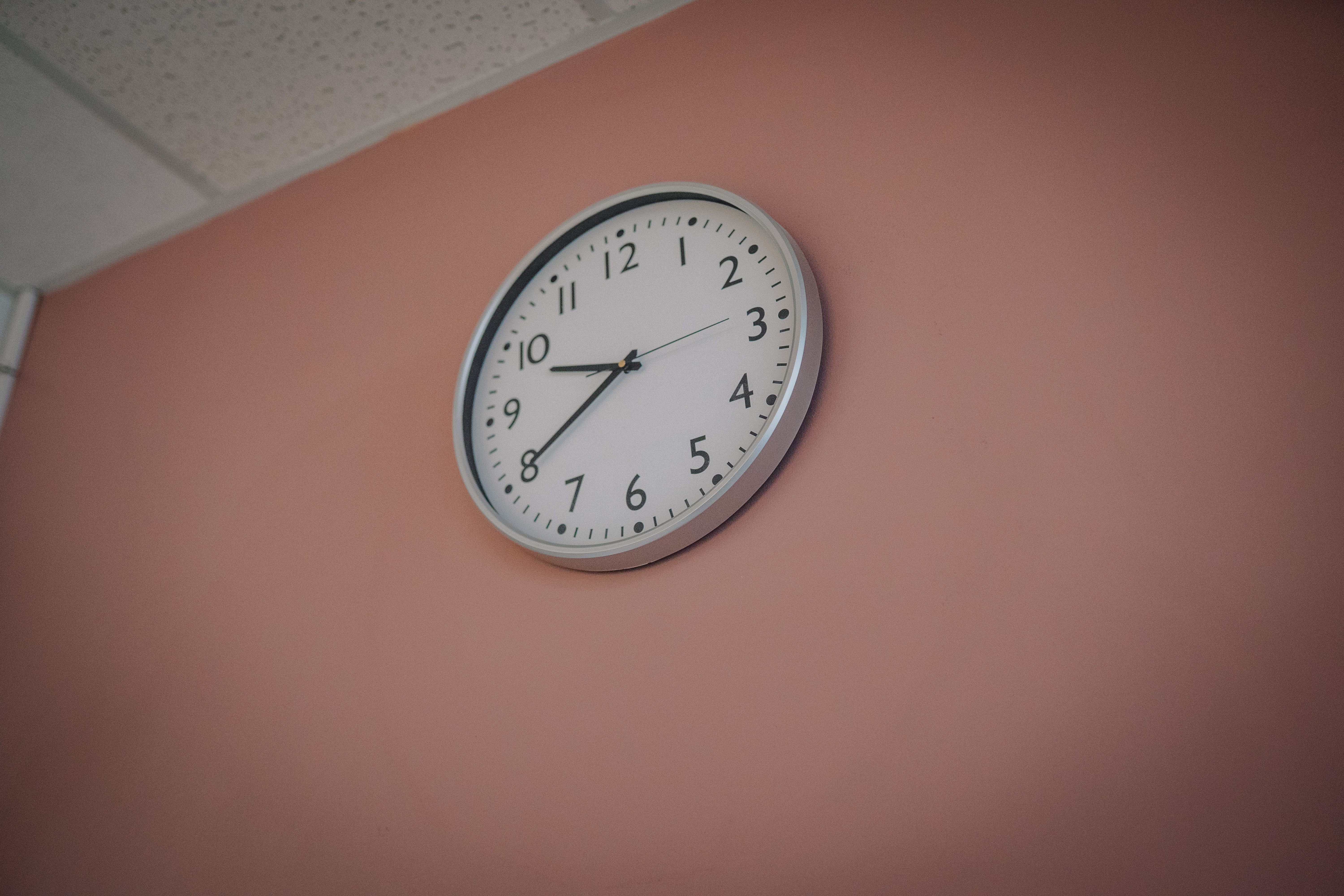 clock on wall