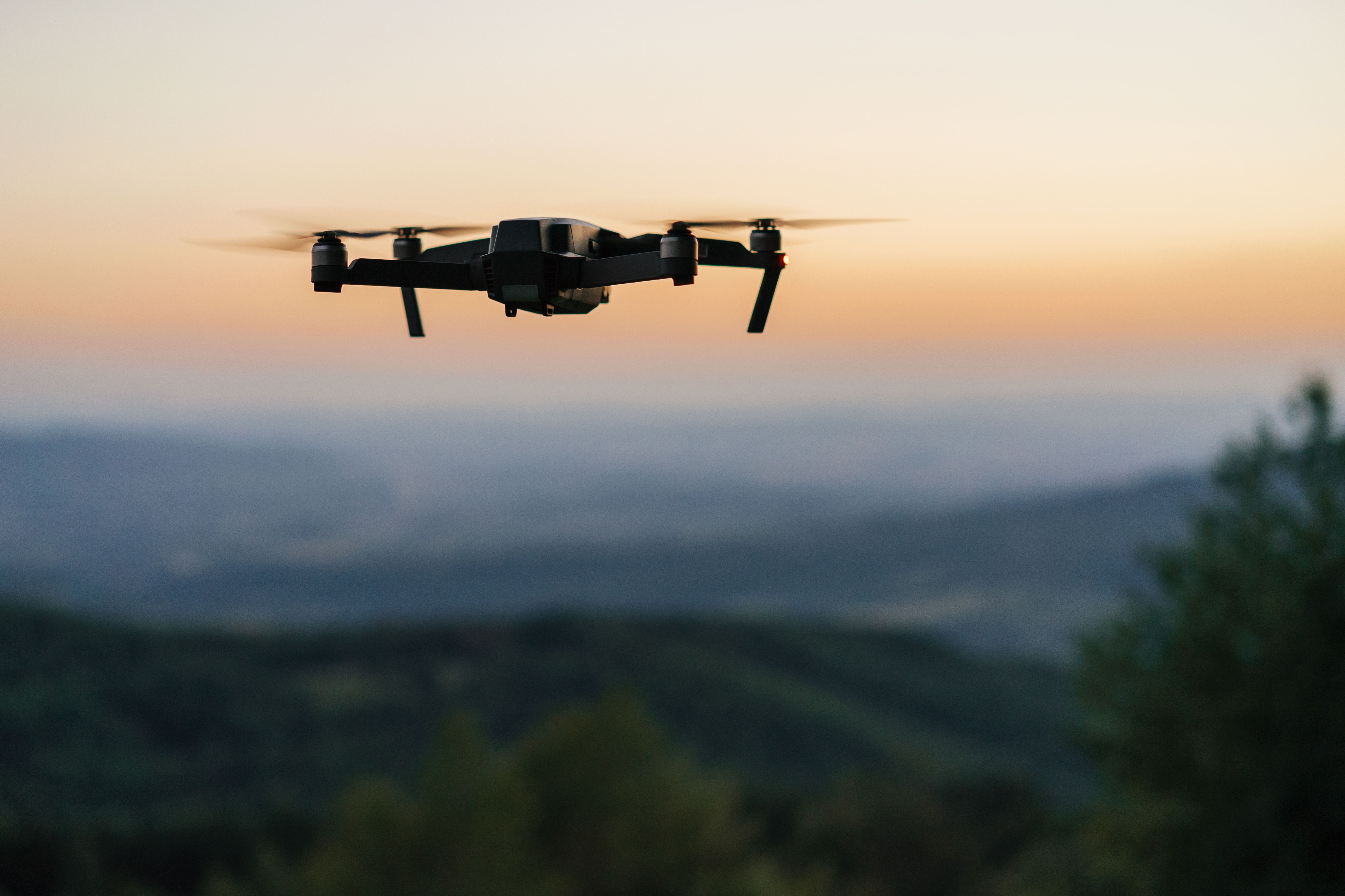 drone flying