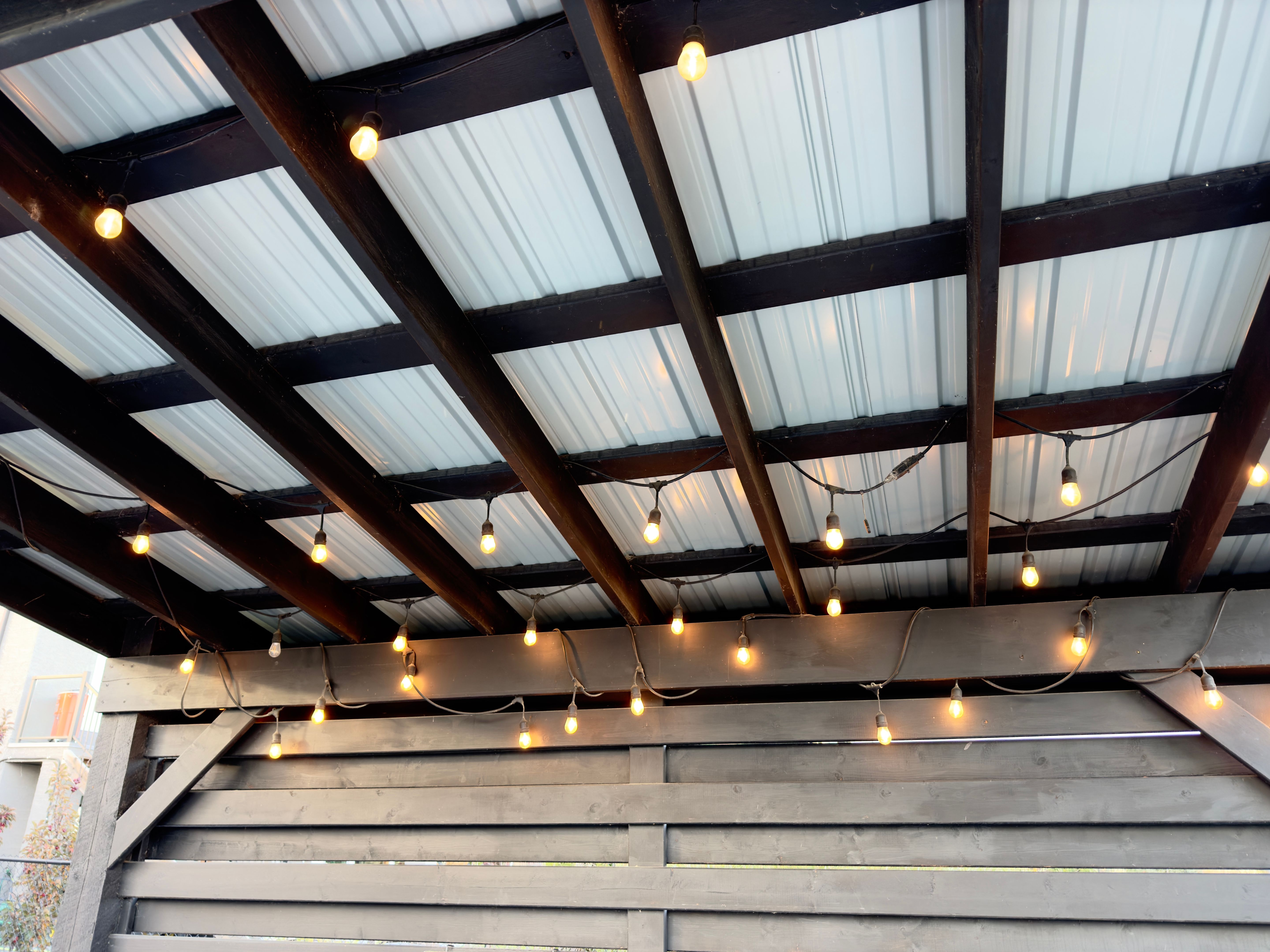 cozy gazebo lighting