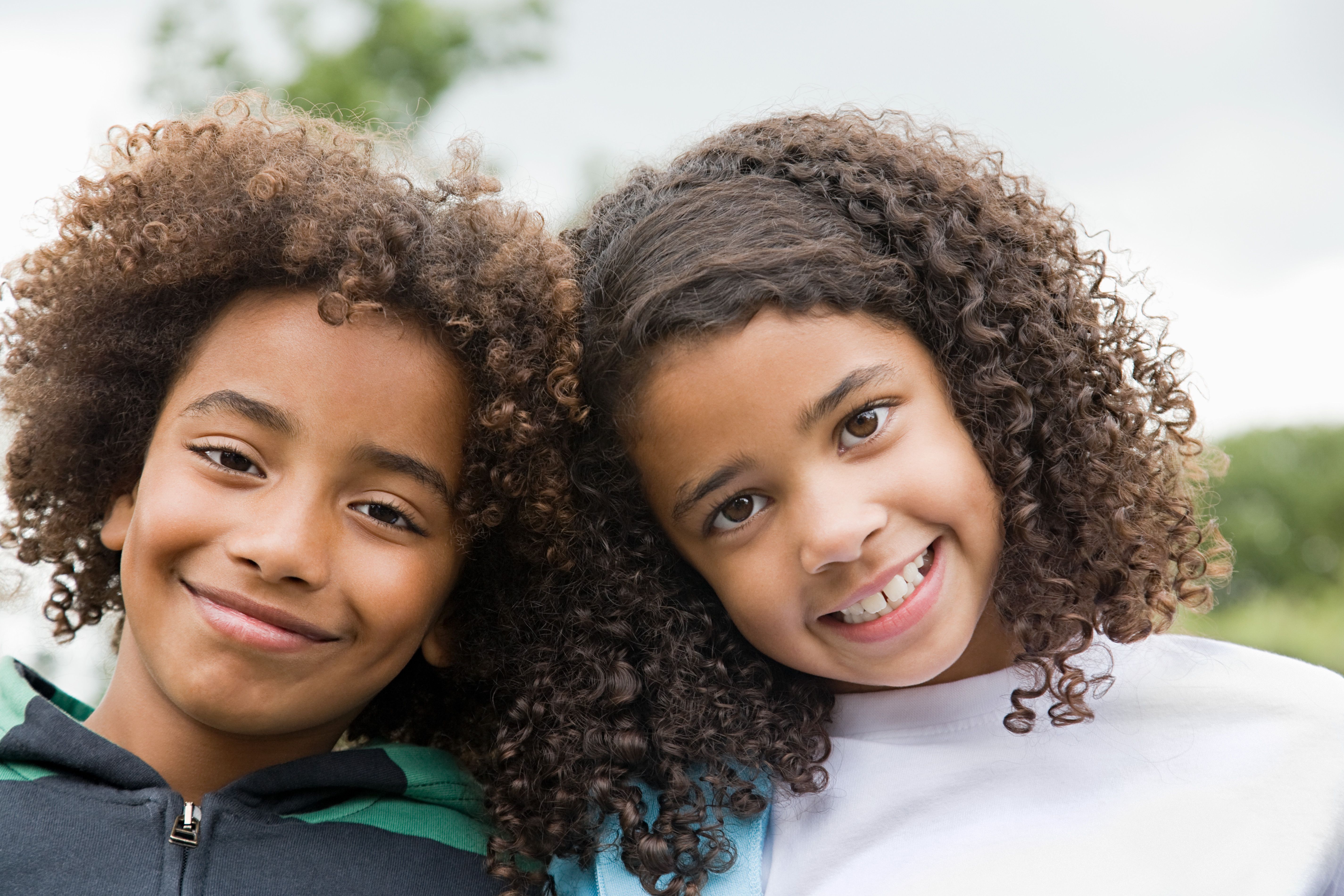 children smiling