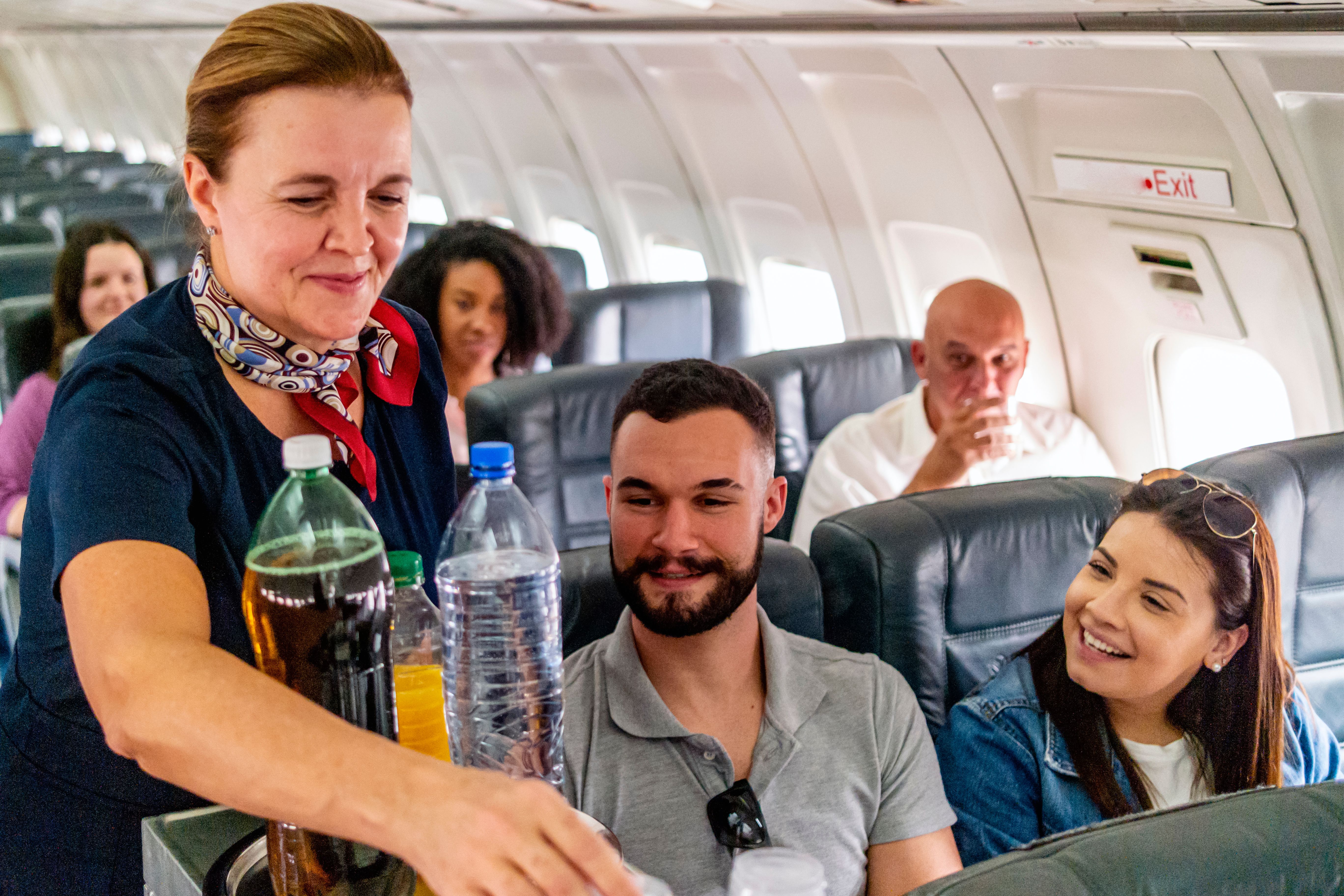 Passengers flying Passengers flying