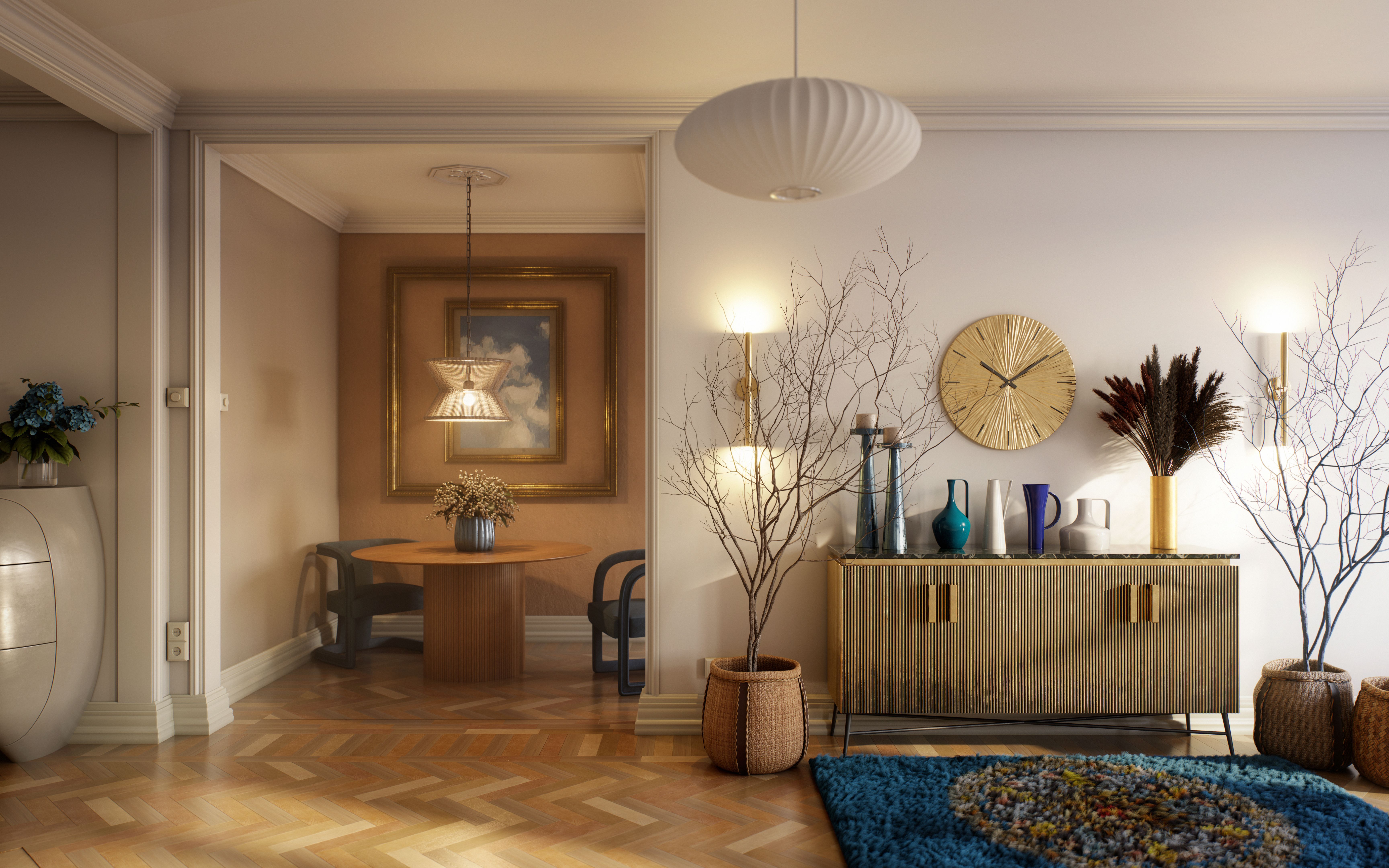 modern vintage interior