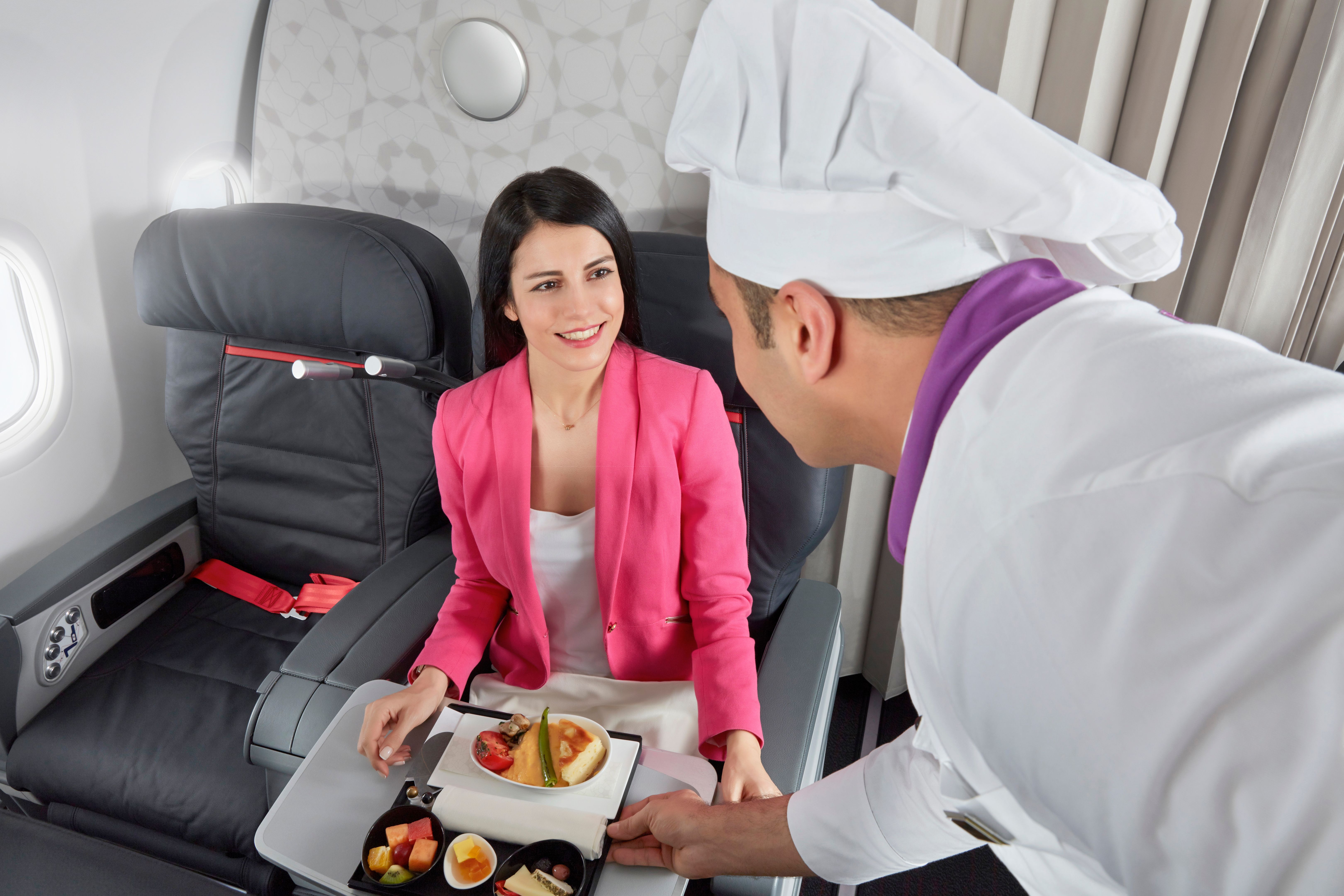 future airplane dining