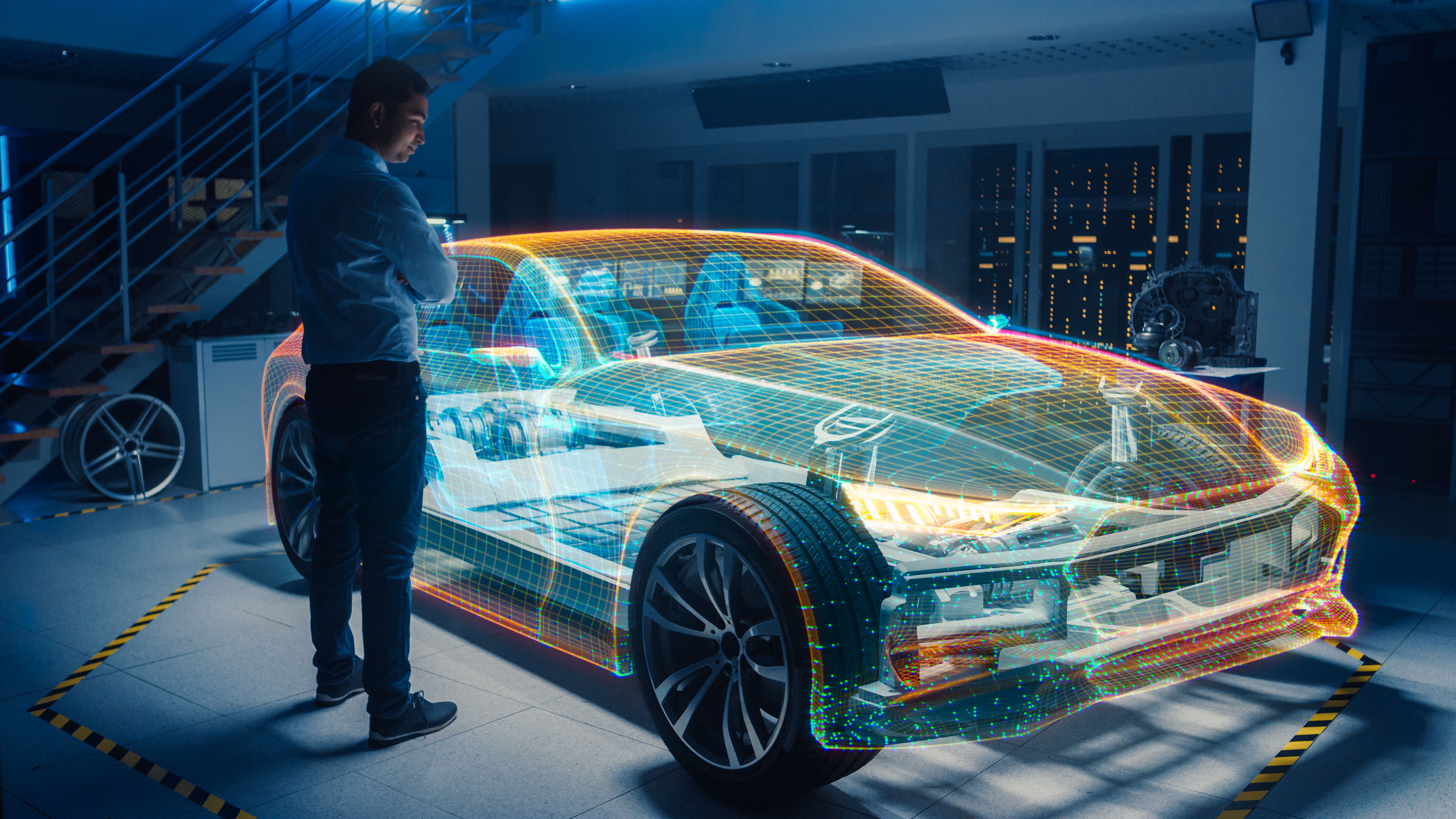 virtual reality car