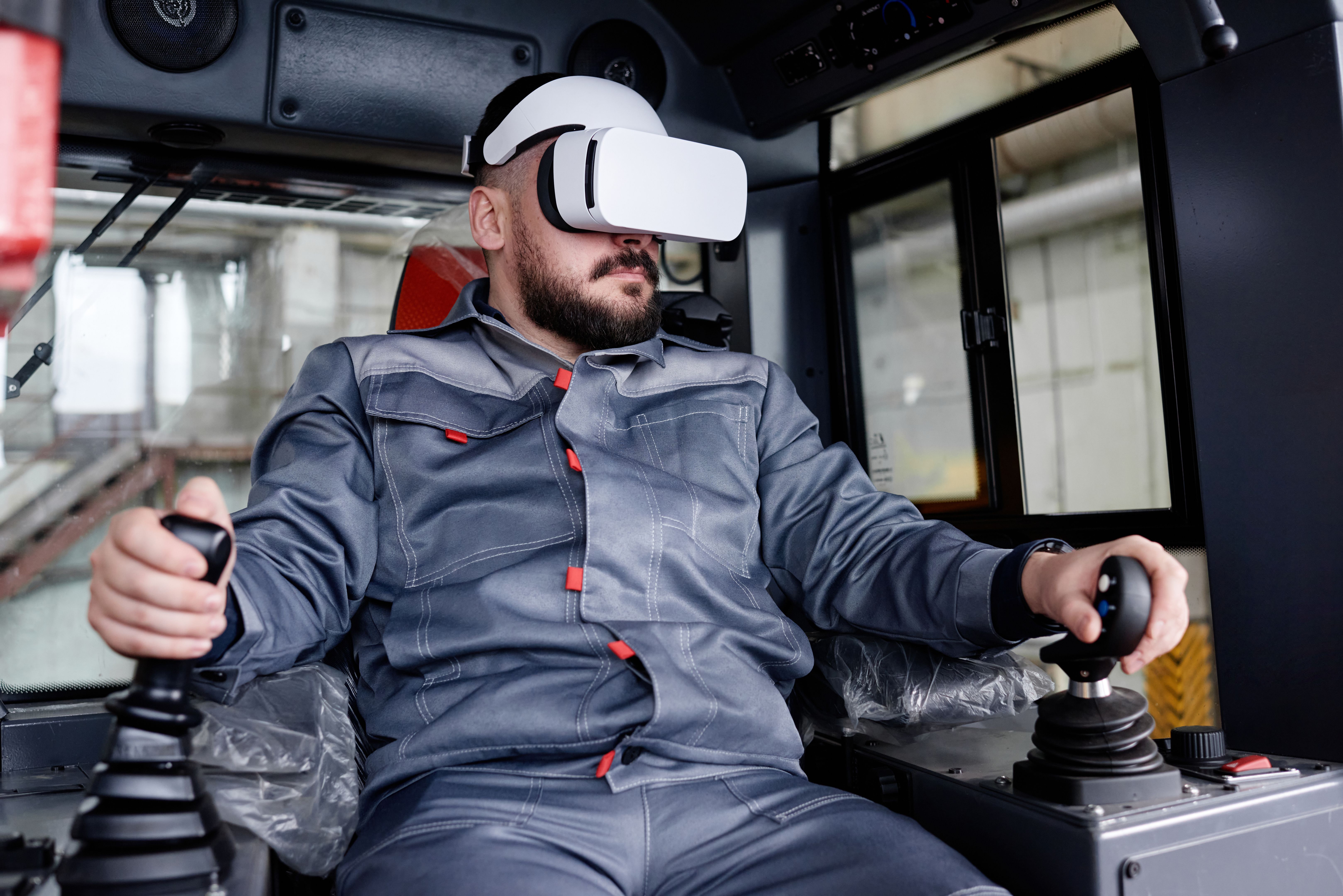 virtual reality crane