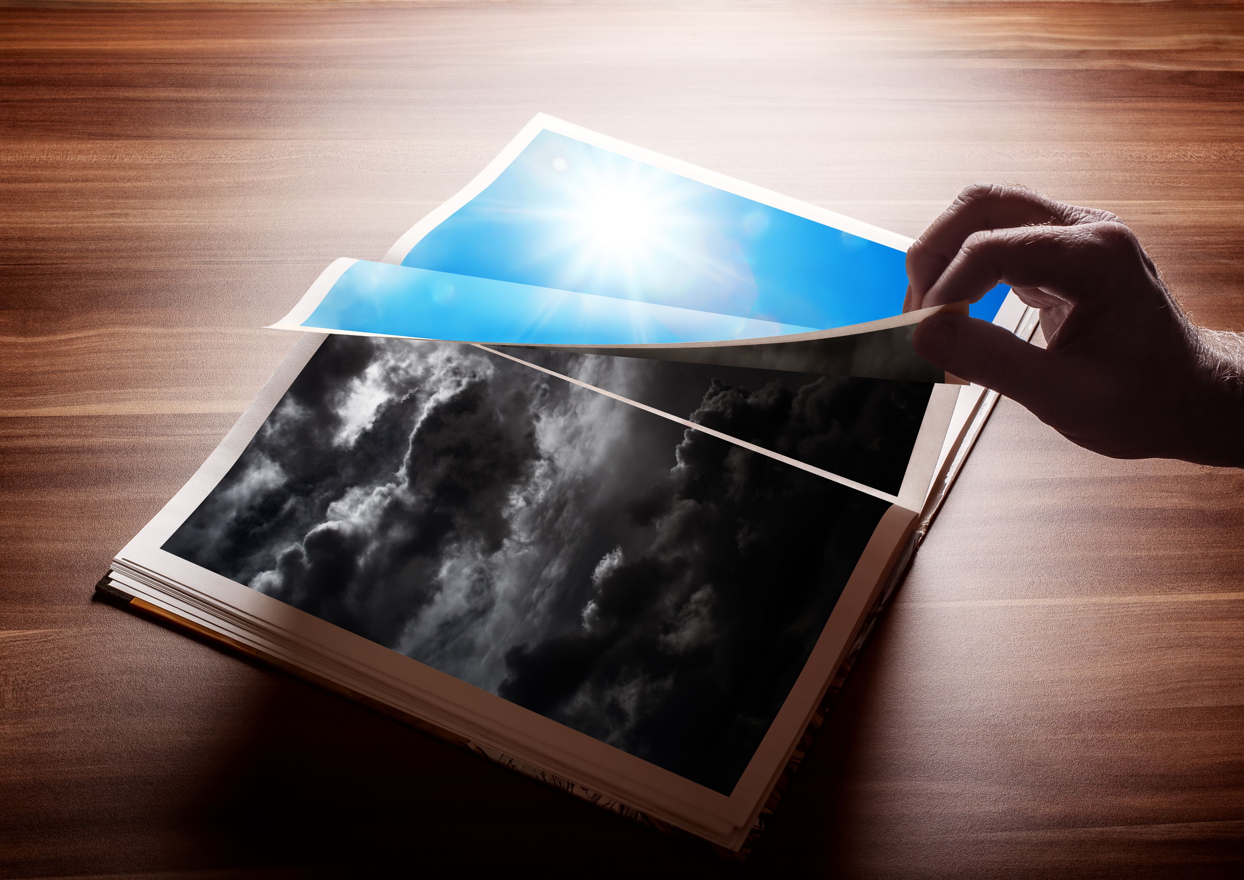 Fliping the page of my book