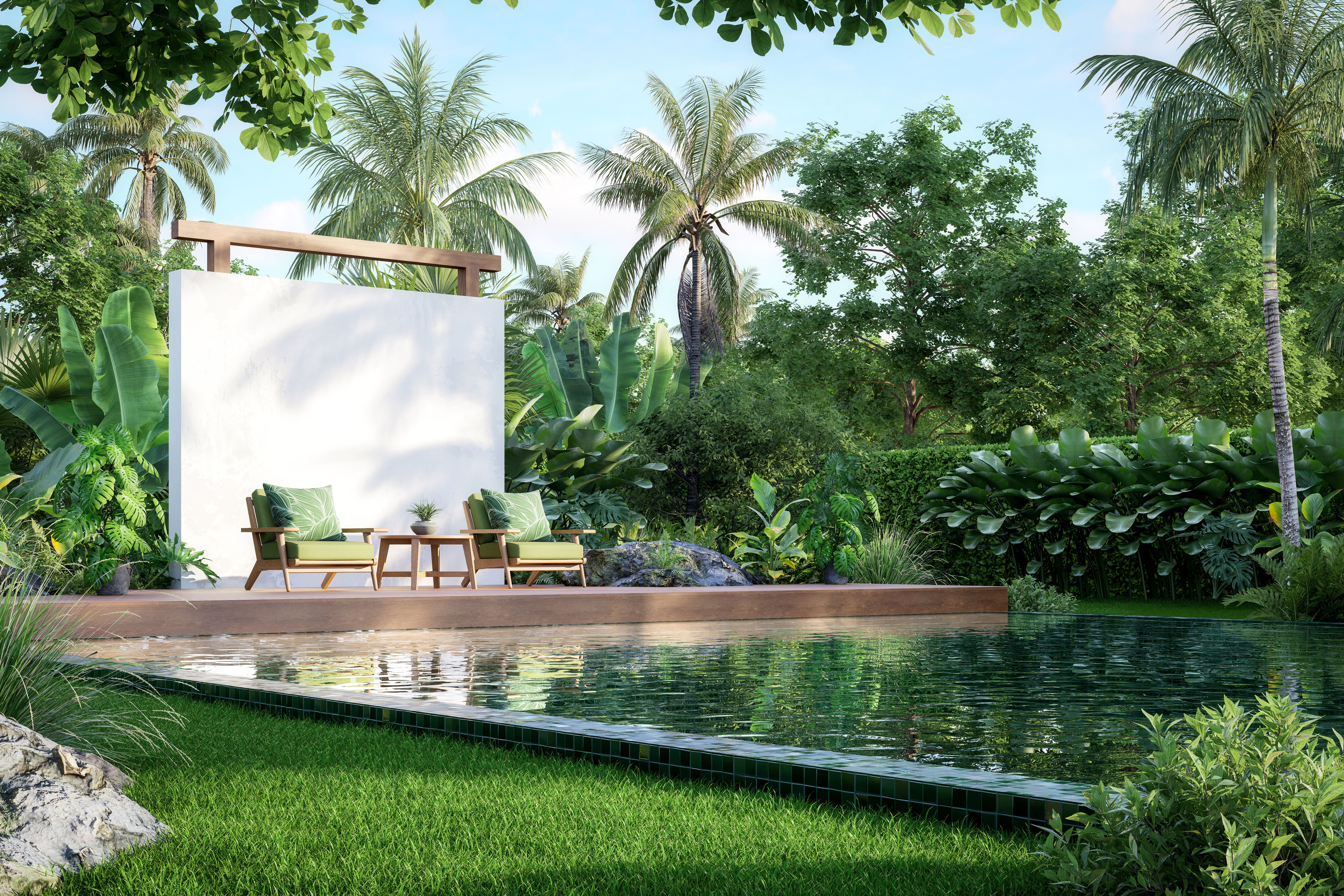 backyard pool