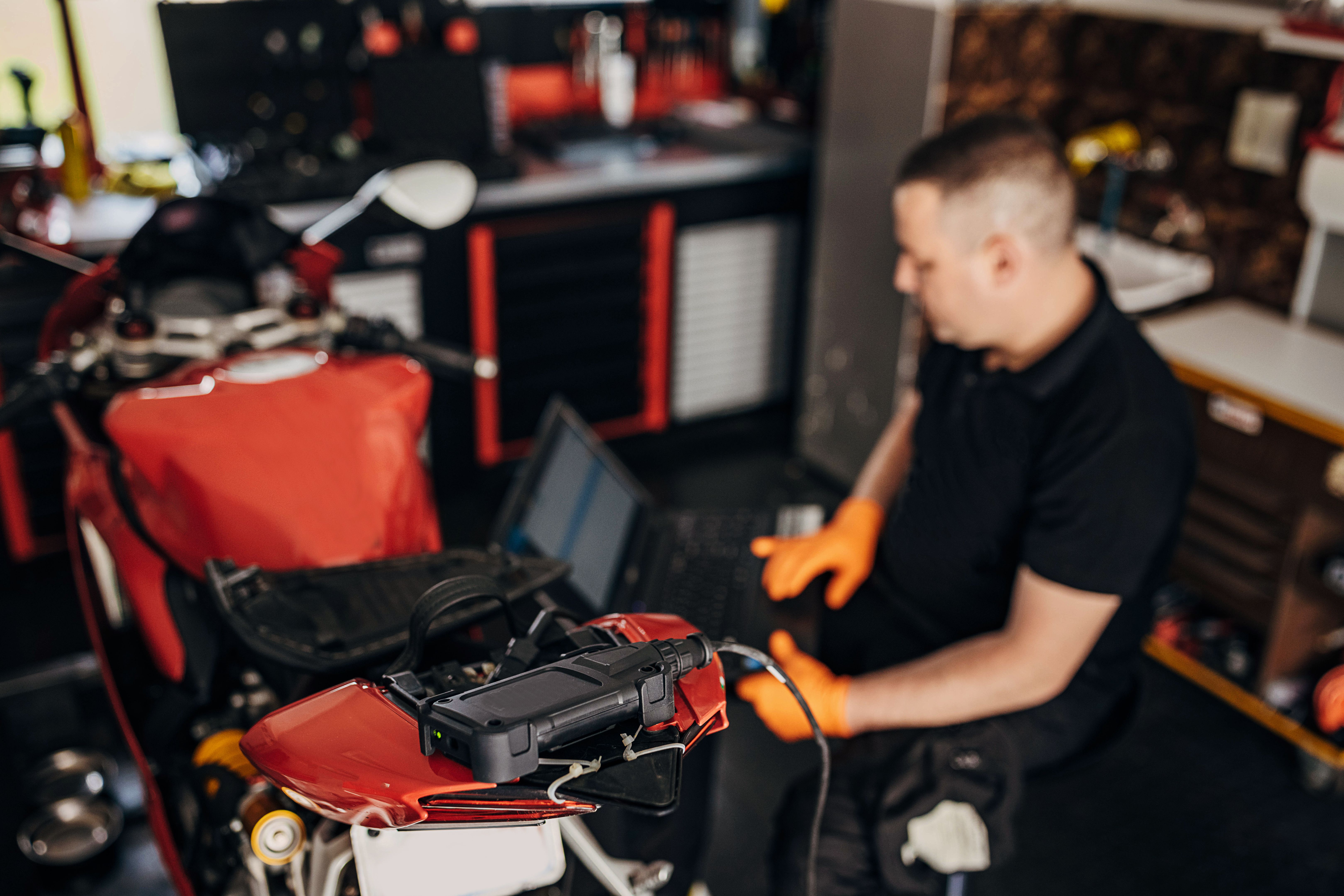 motorcycle battery check