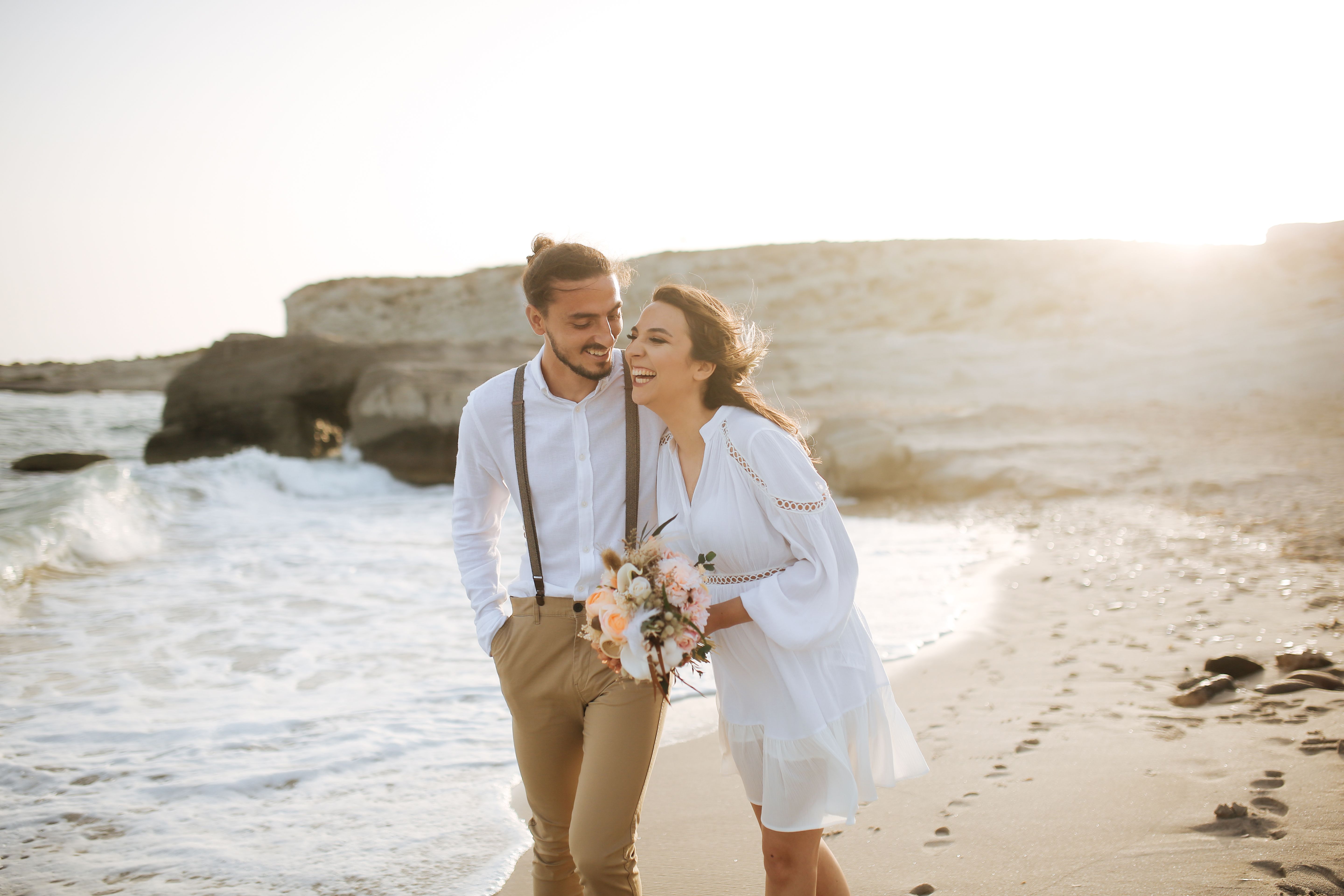 beach wedding attire