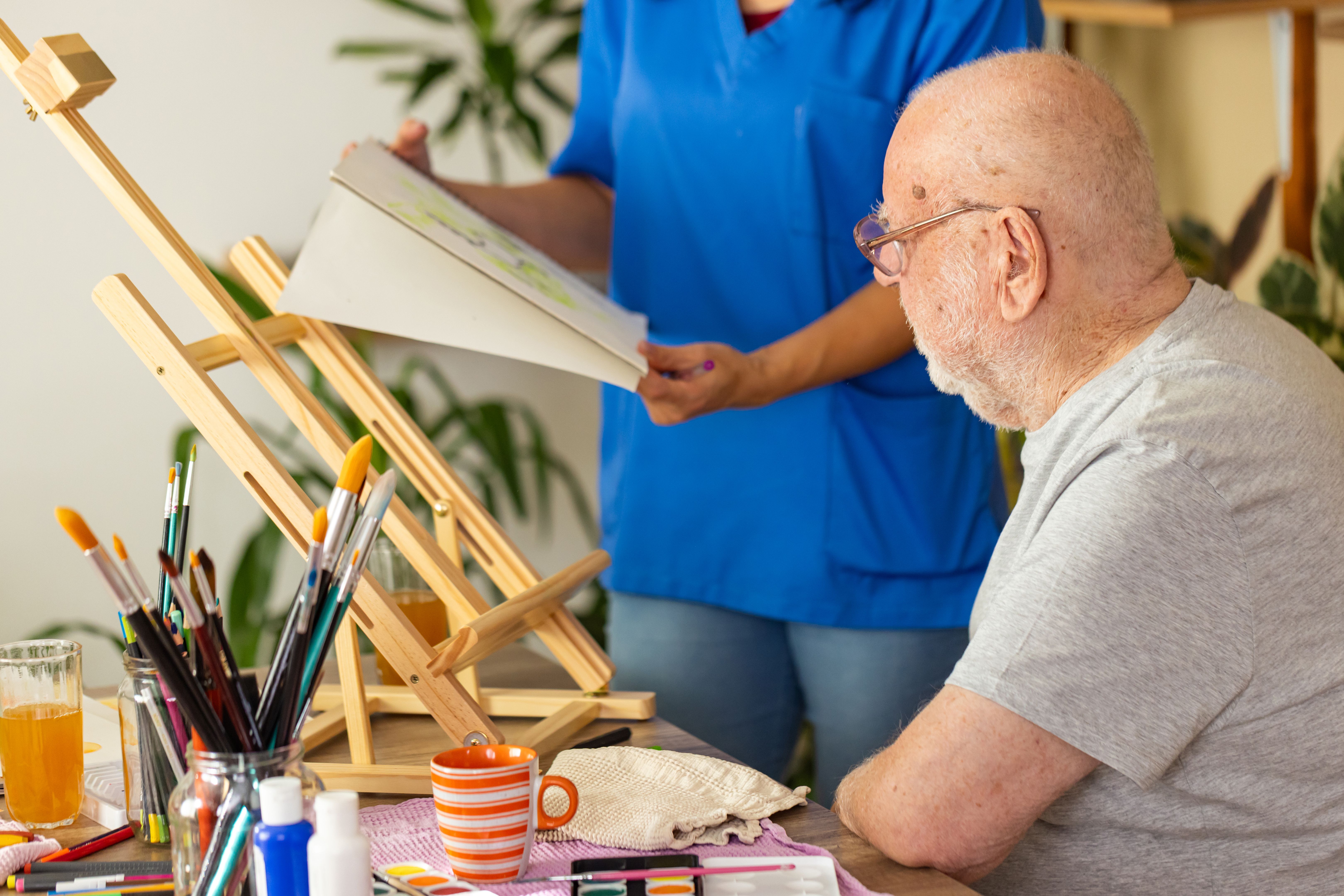 local artist painting