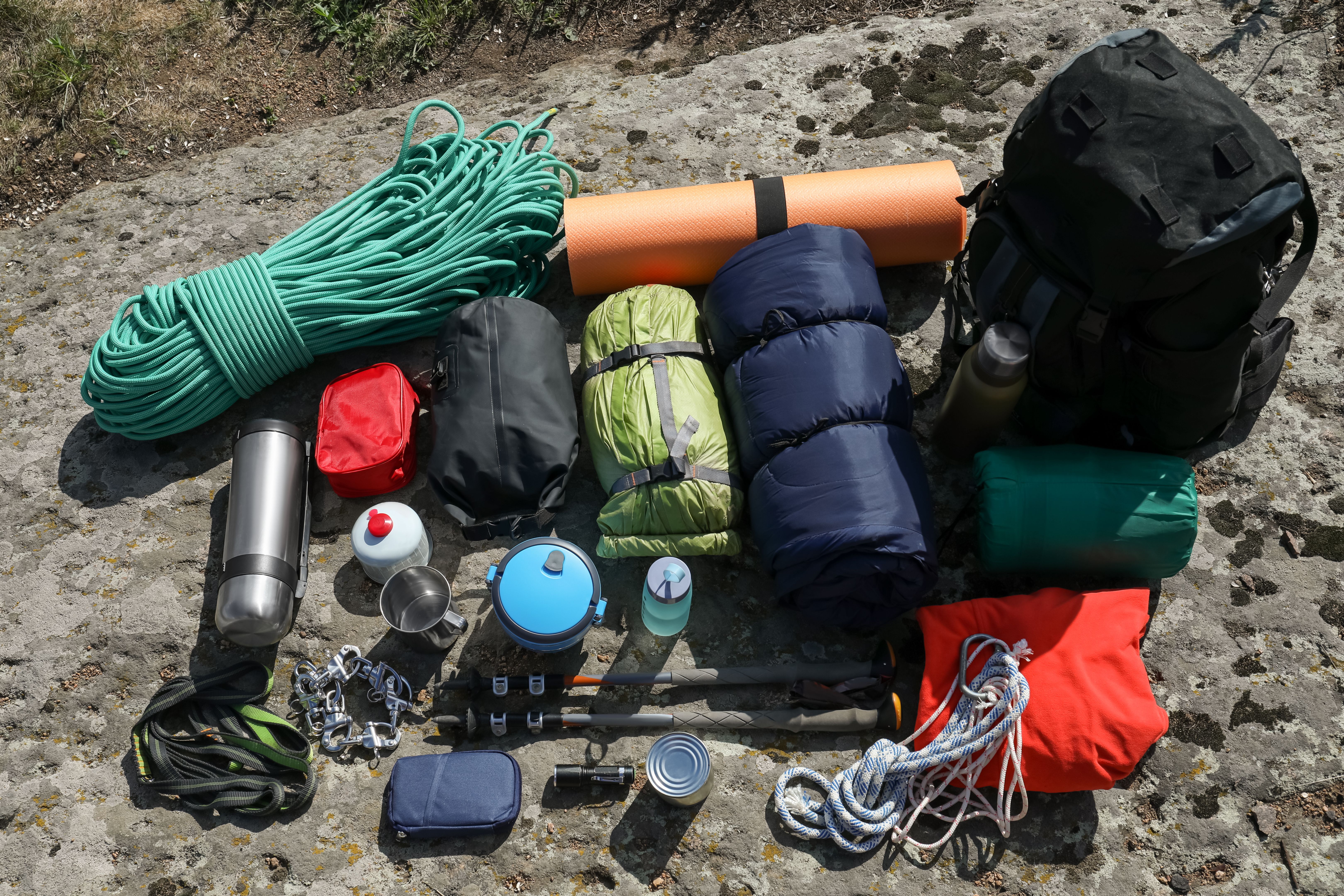 selecting camping gear