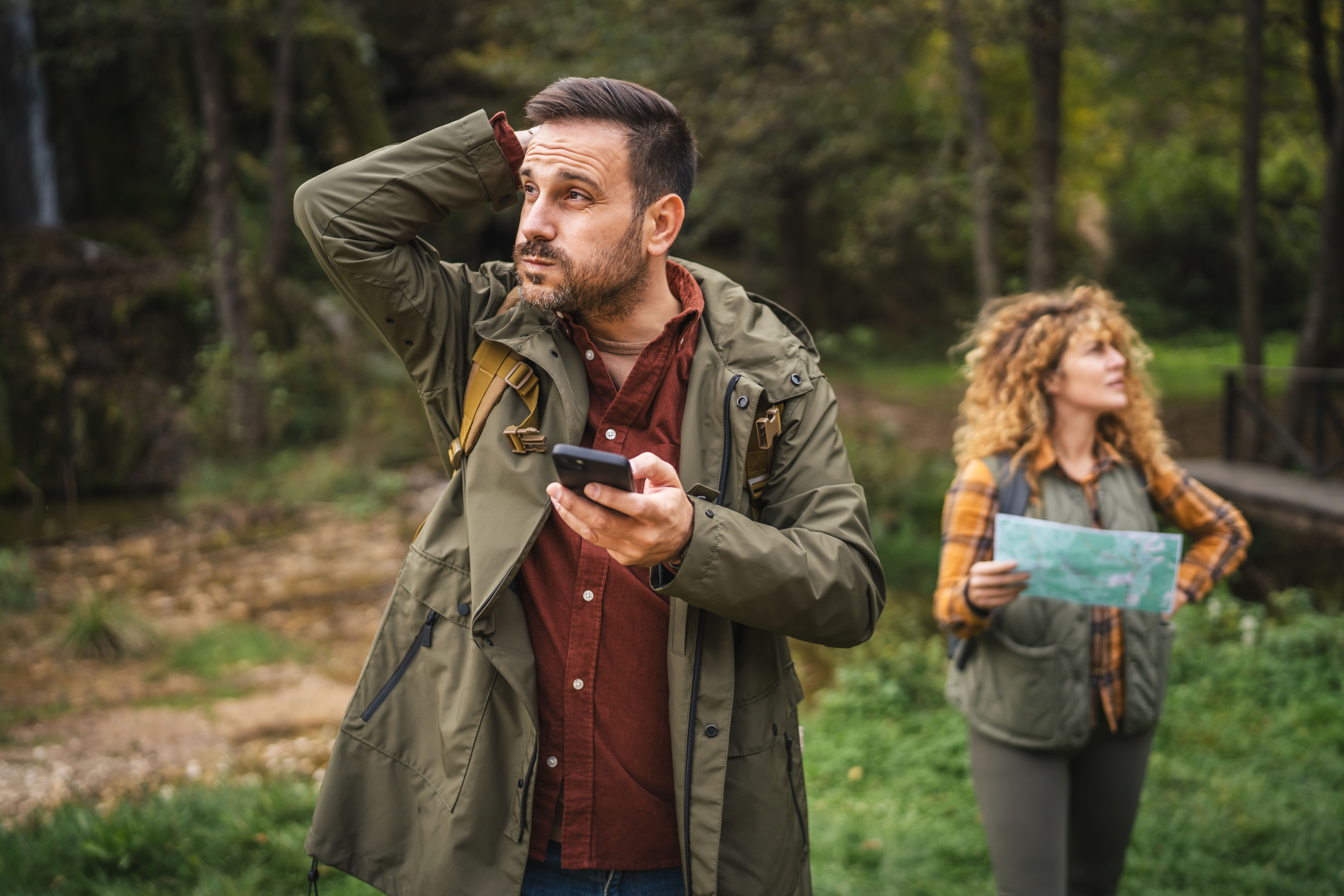 person reporting lost item