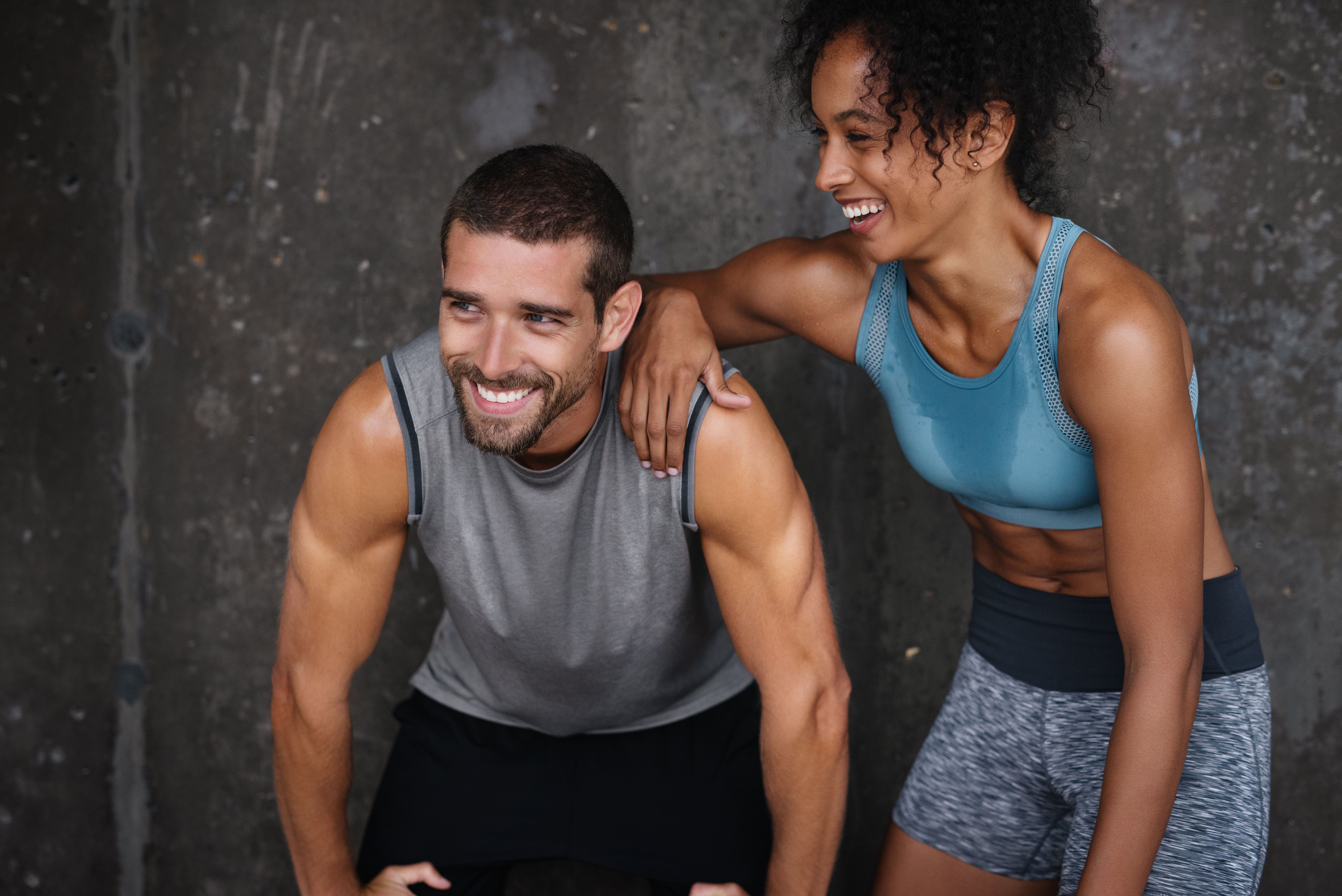 sweating during workout