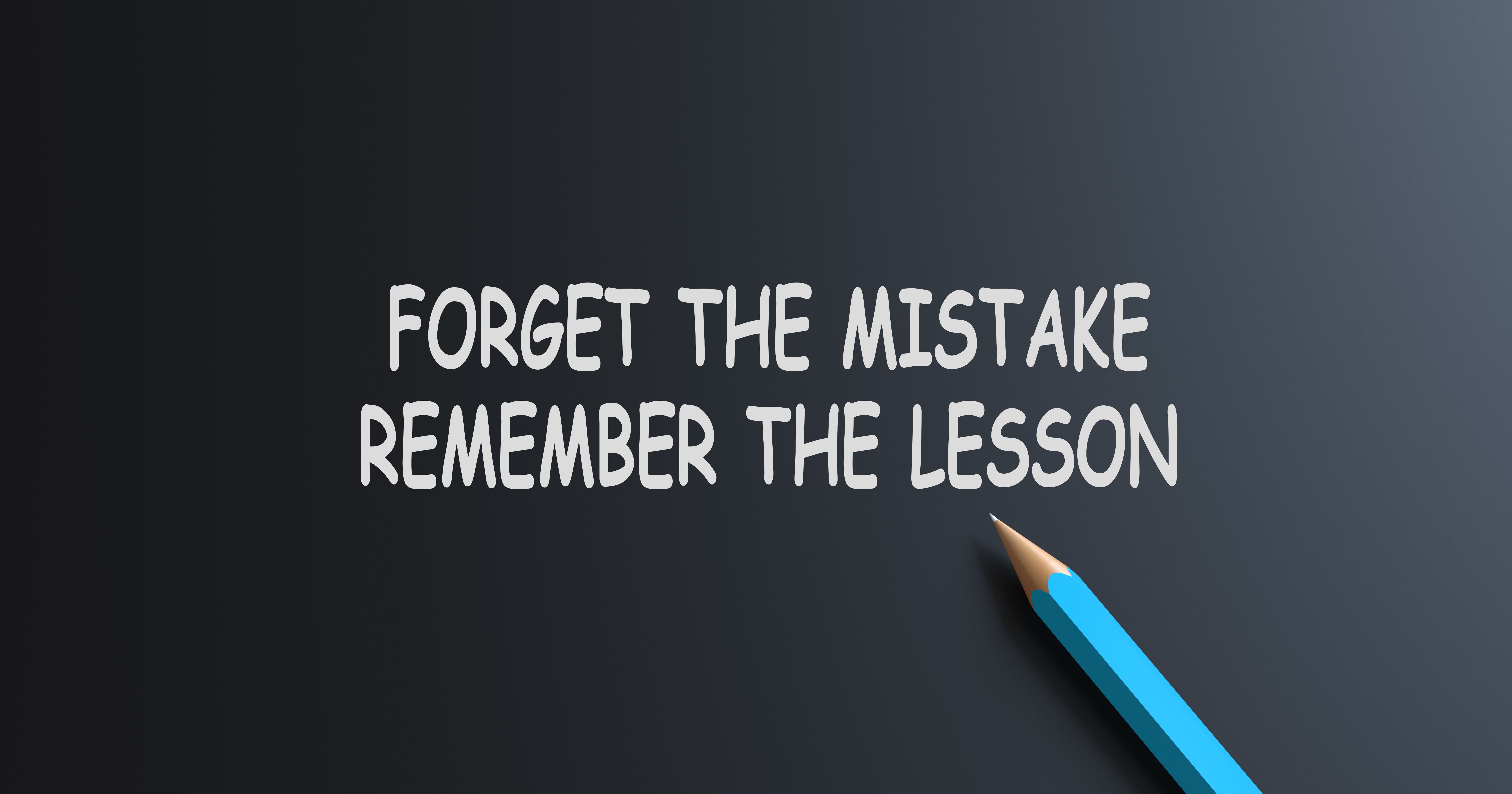 learning from mistakes