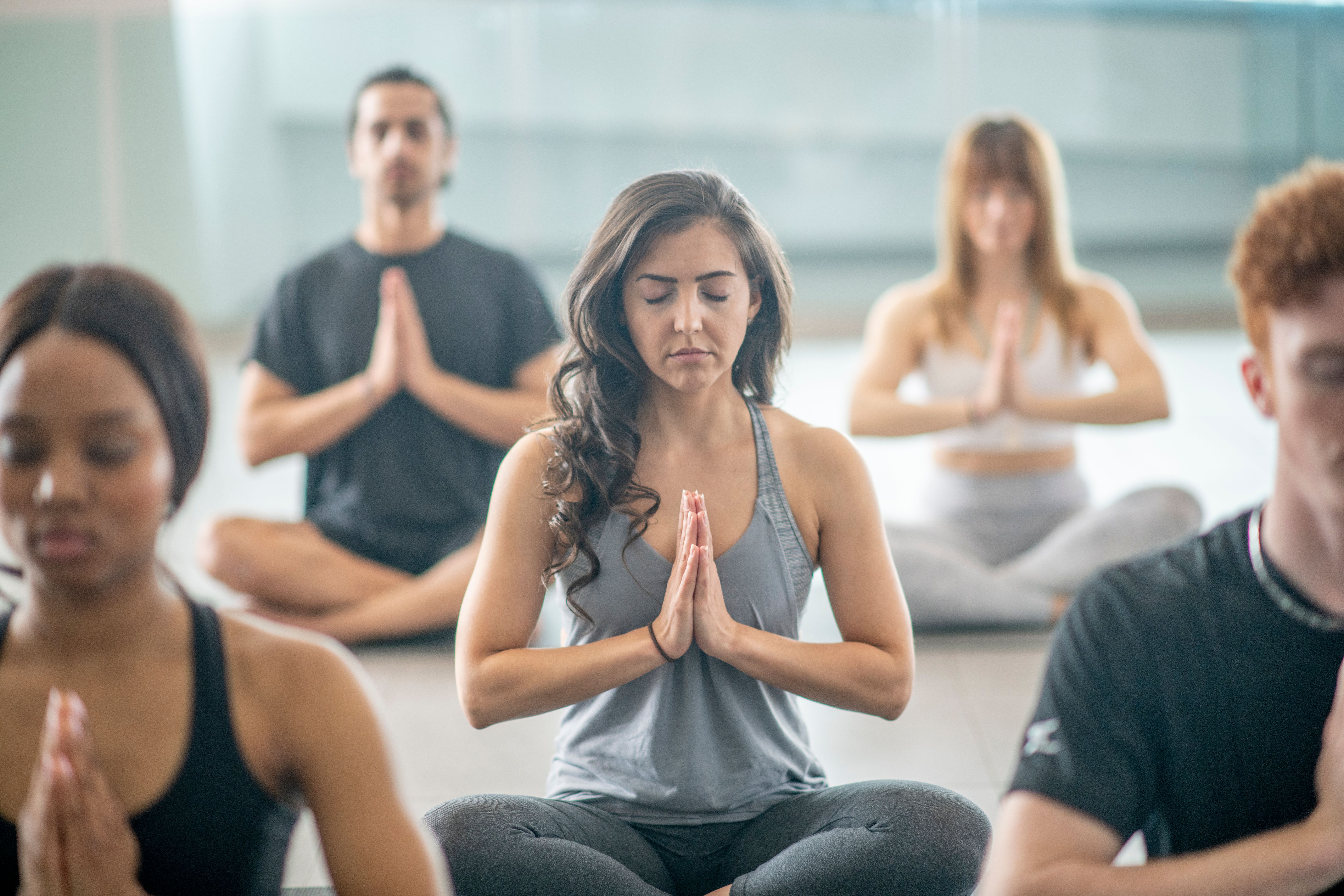 La meditación es clave para la relajación.