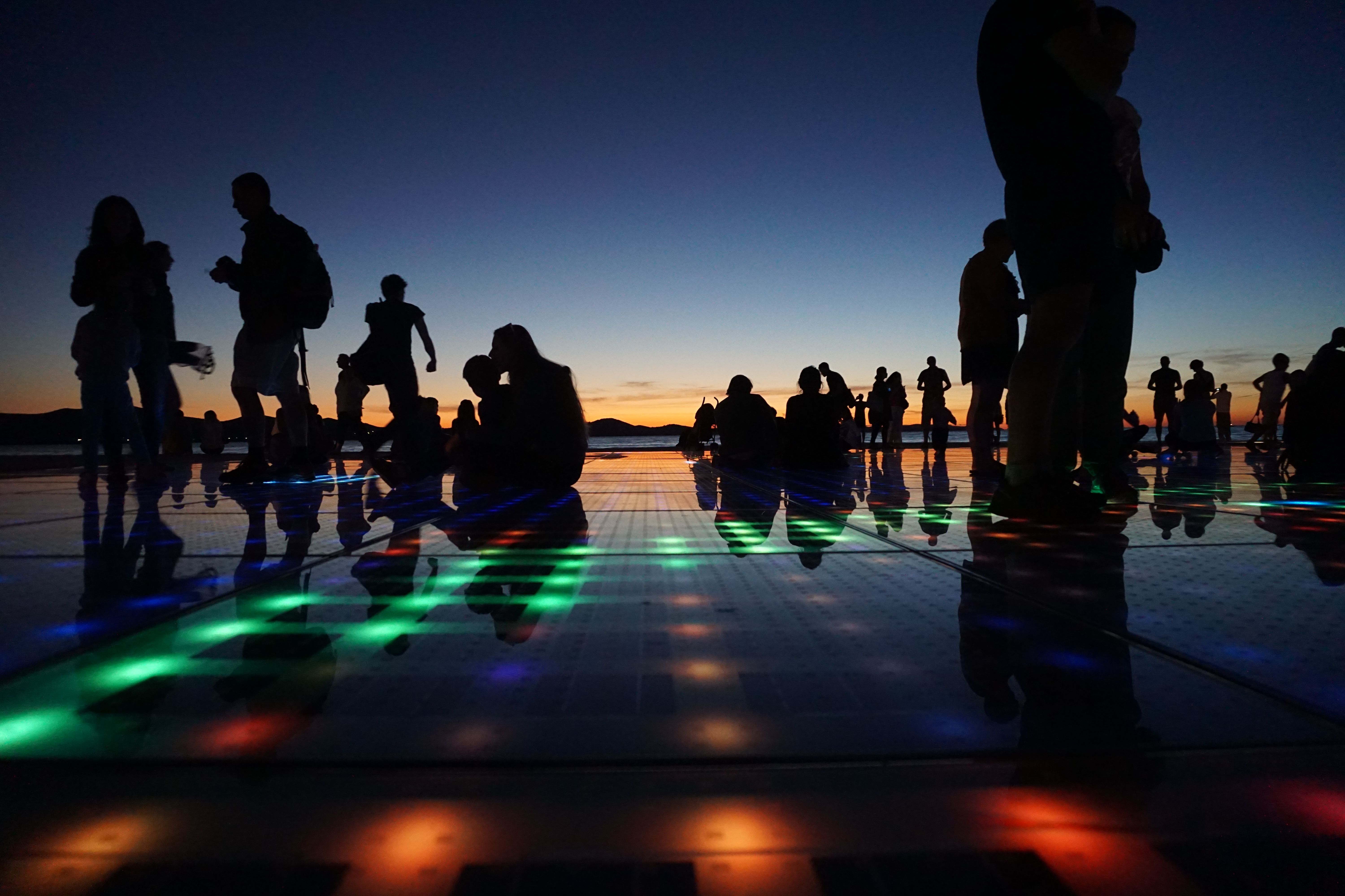 zadar sunset