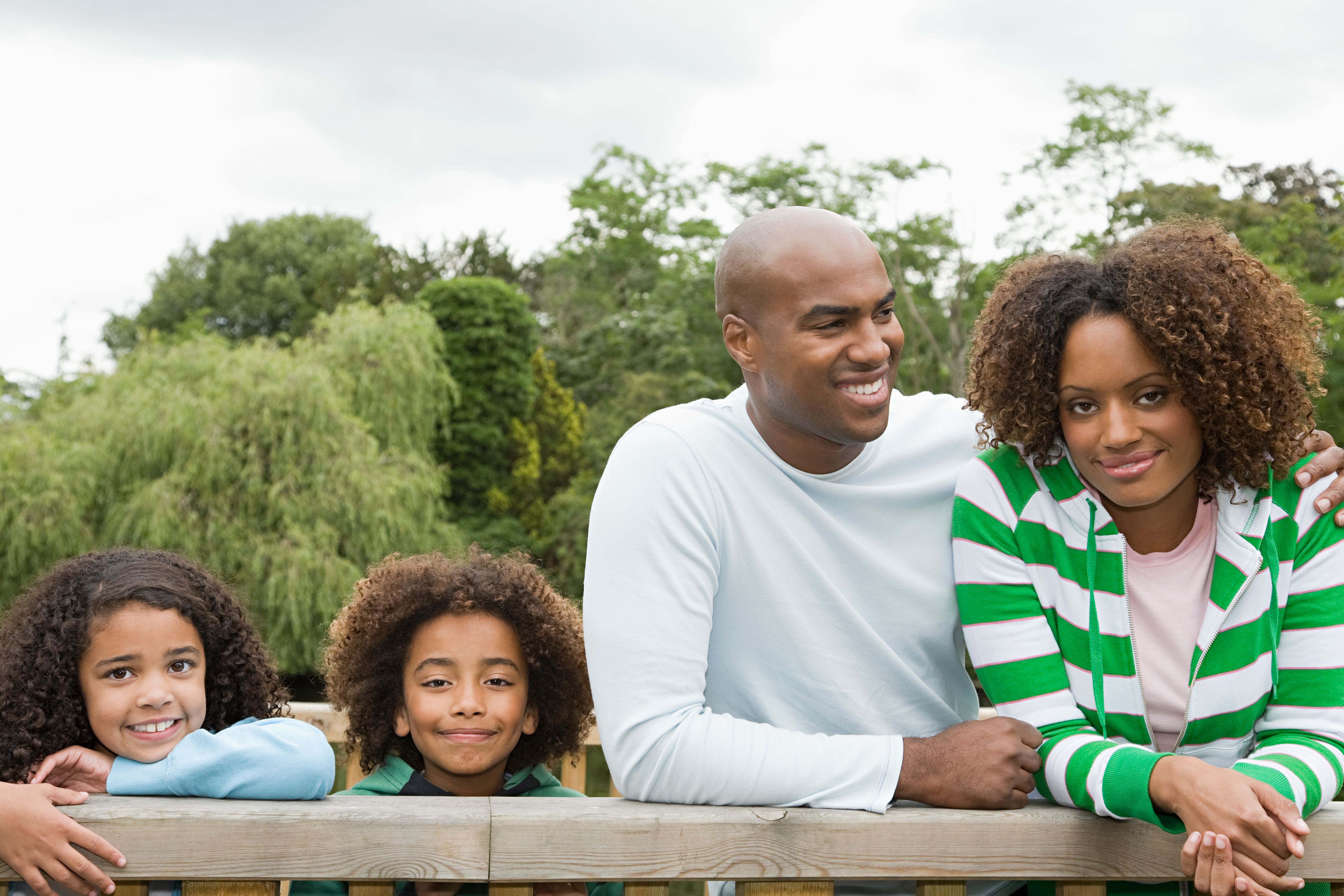 Family in the park