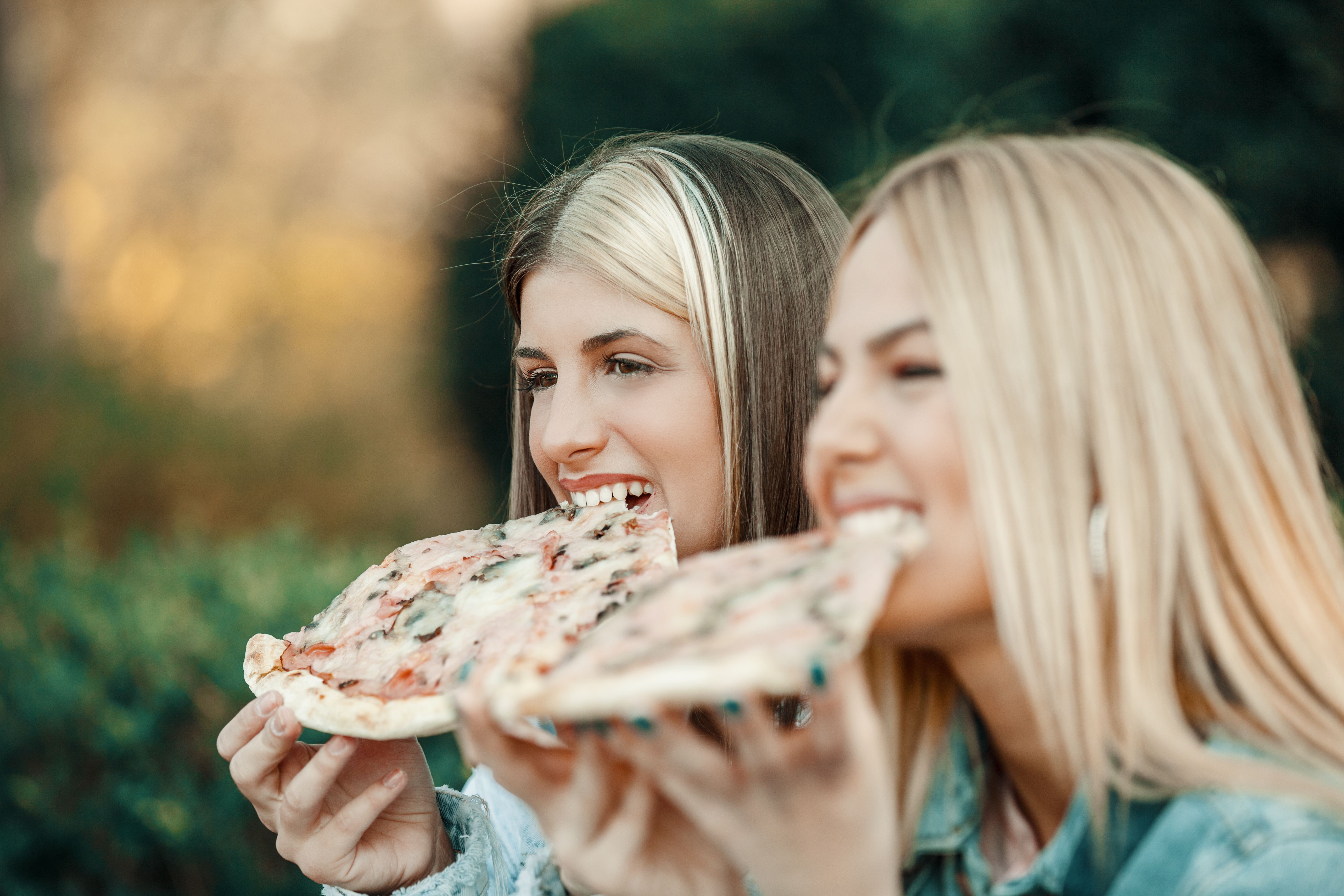 Women enjoying outside